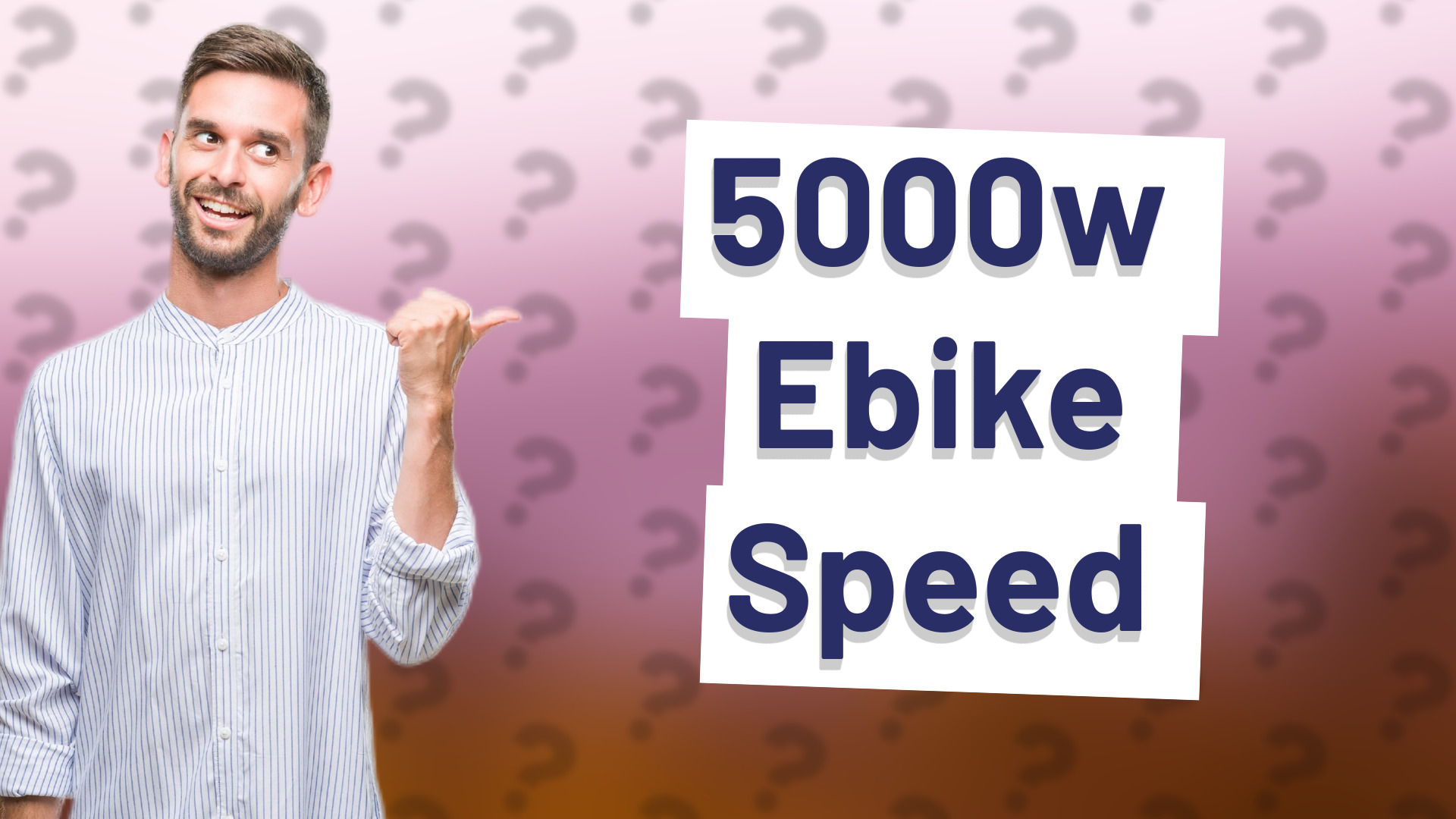 5000w Ebike Speed