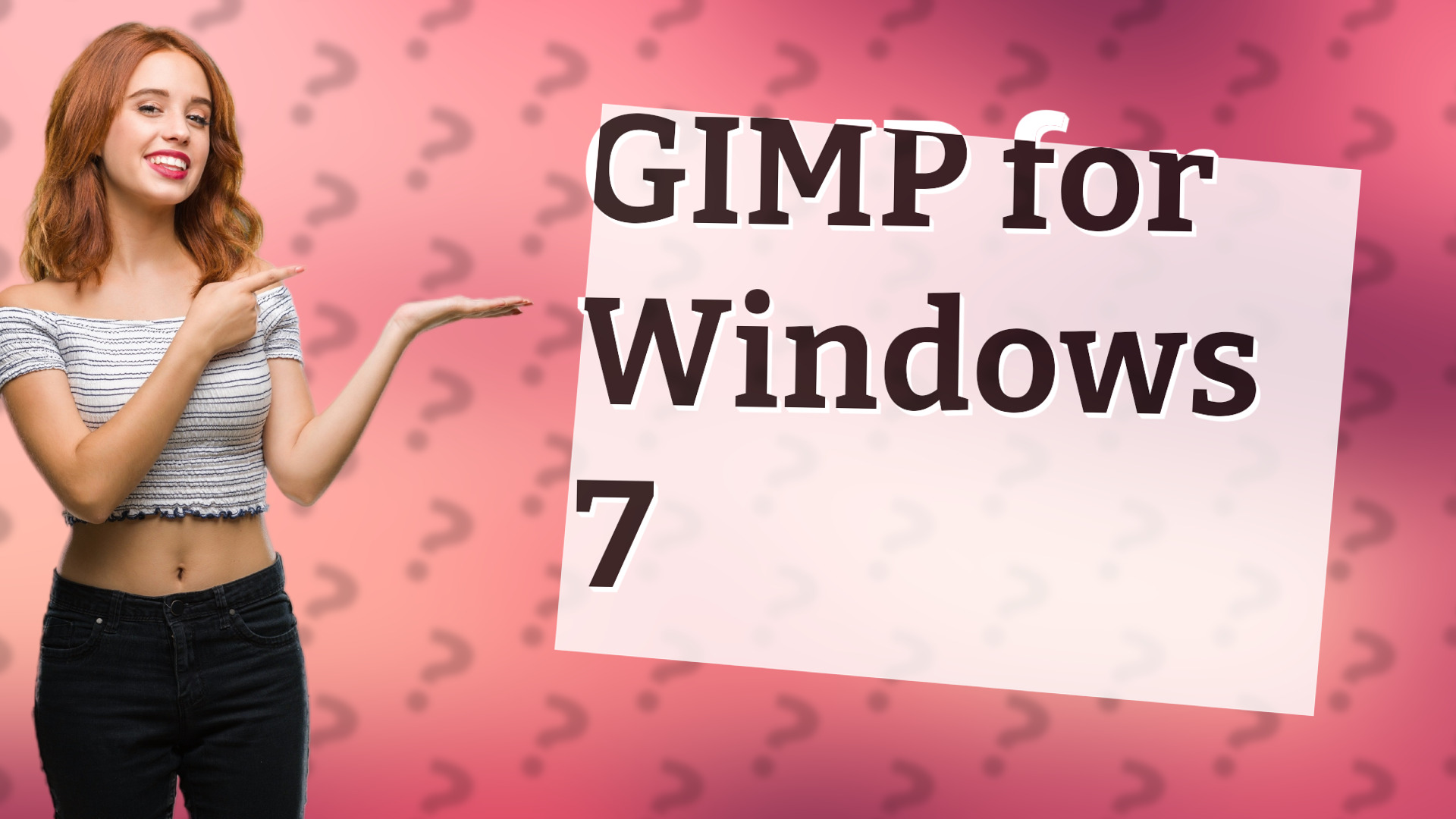 GIMP for Windows 7