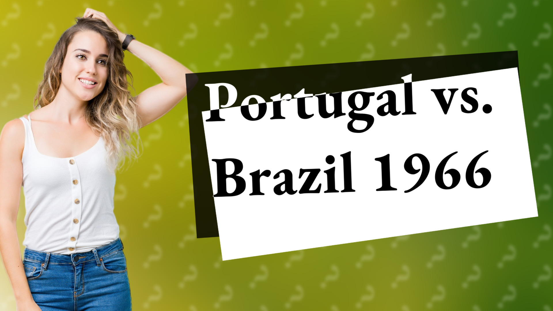 Portugal vs. Brazil 1966
