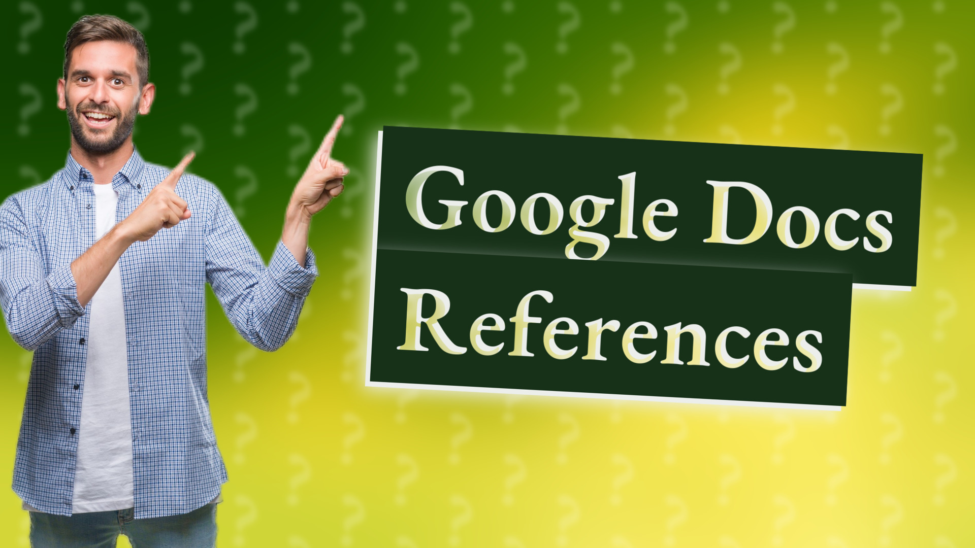 Google Docs References