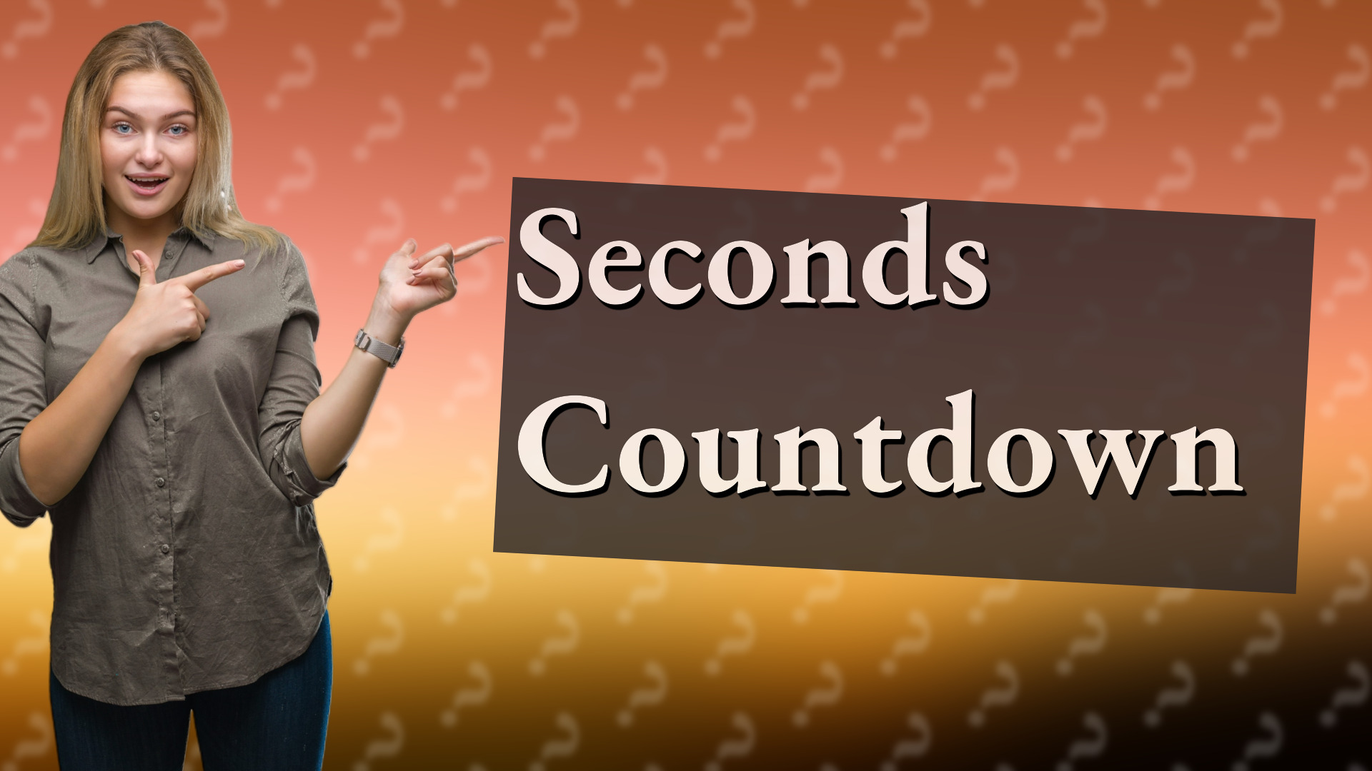 Seconds Countdown