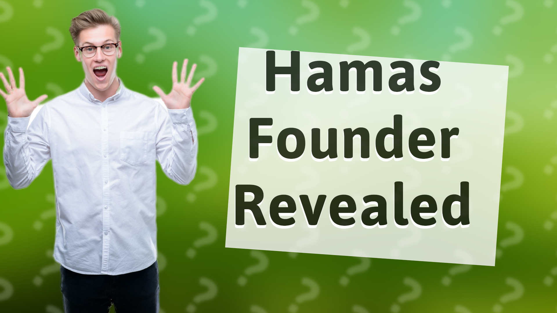 Hamas Founder Revealed