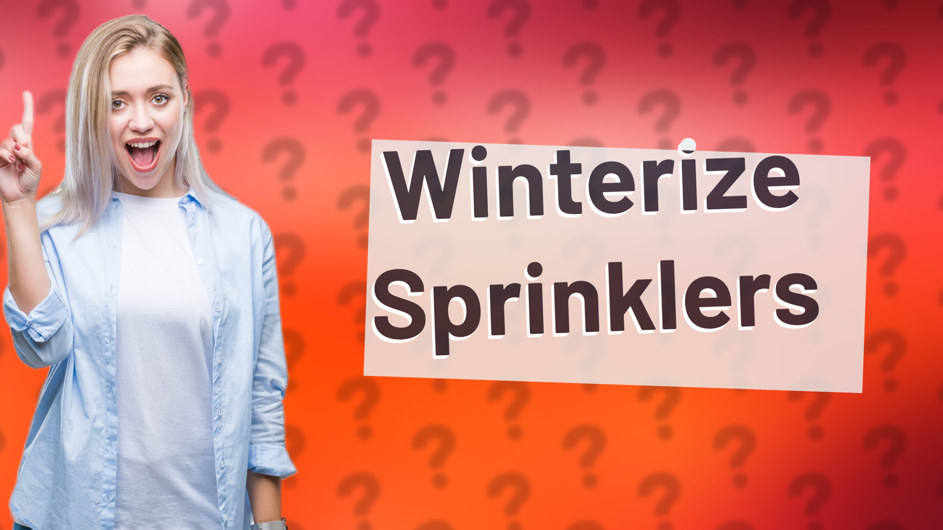 Winterize Sprinklers