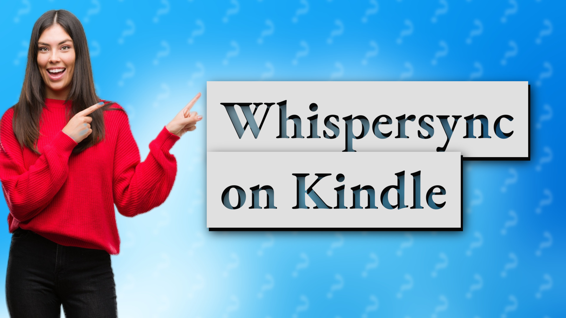 Whispersync on Kindle