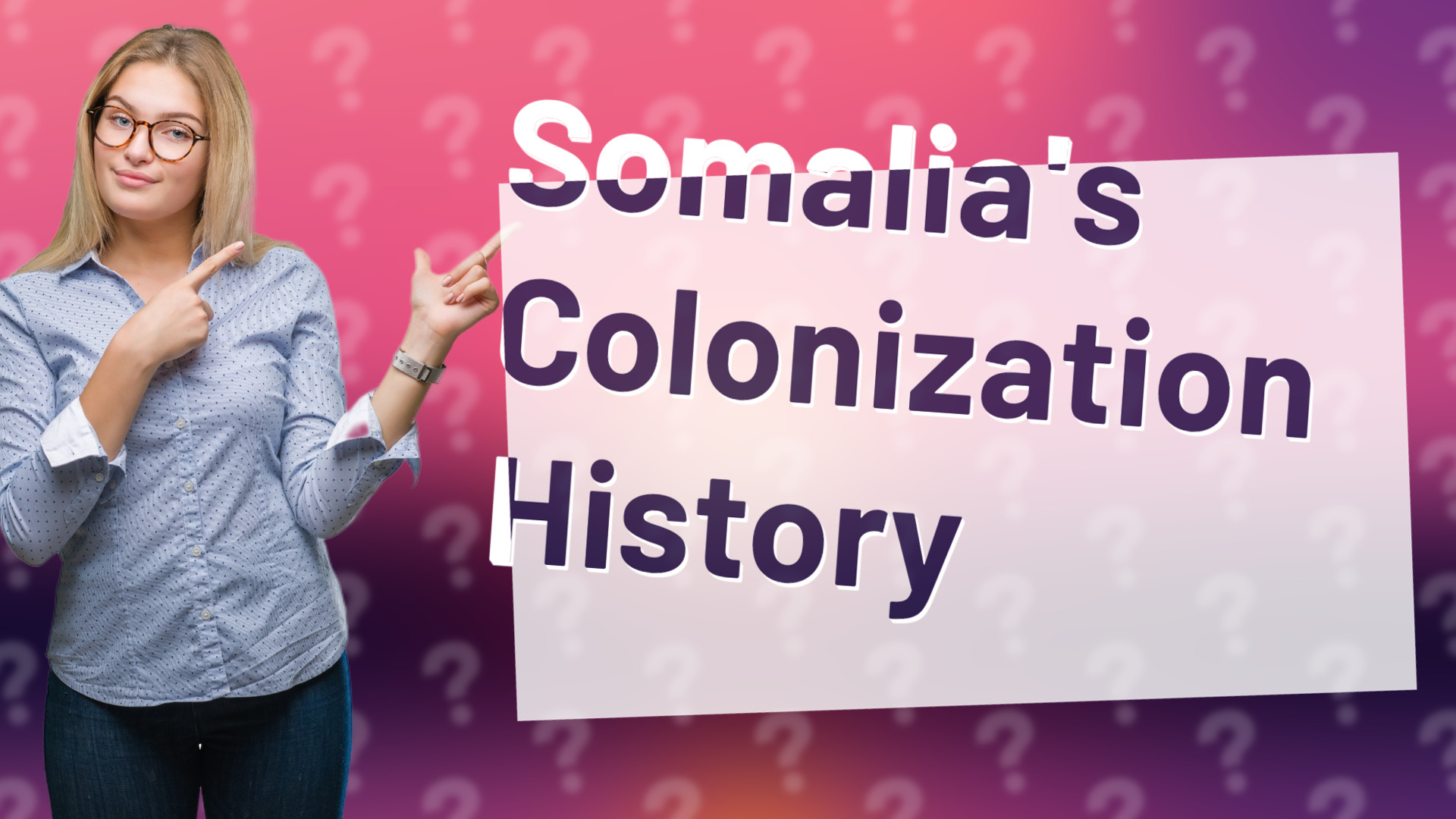 Somalia's Colonization History