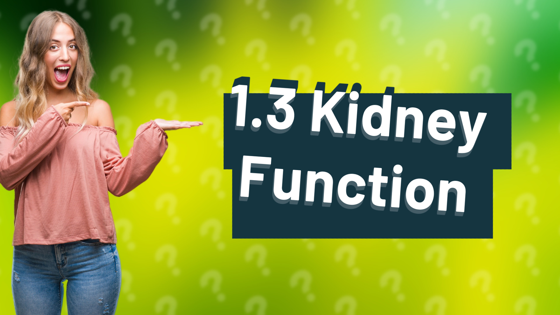1.3 Kidney Function