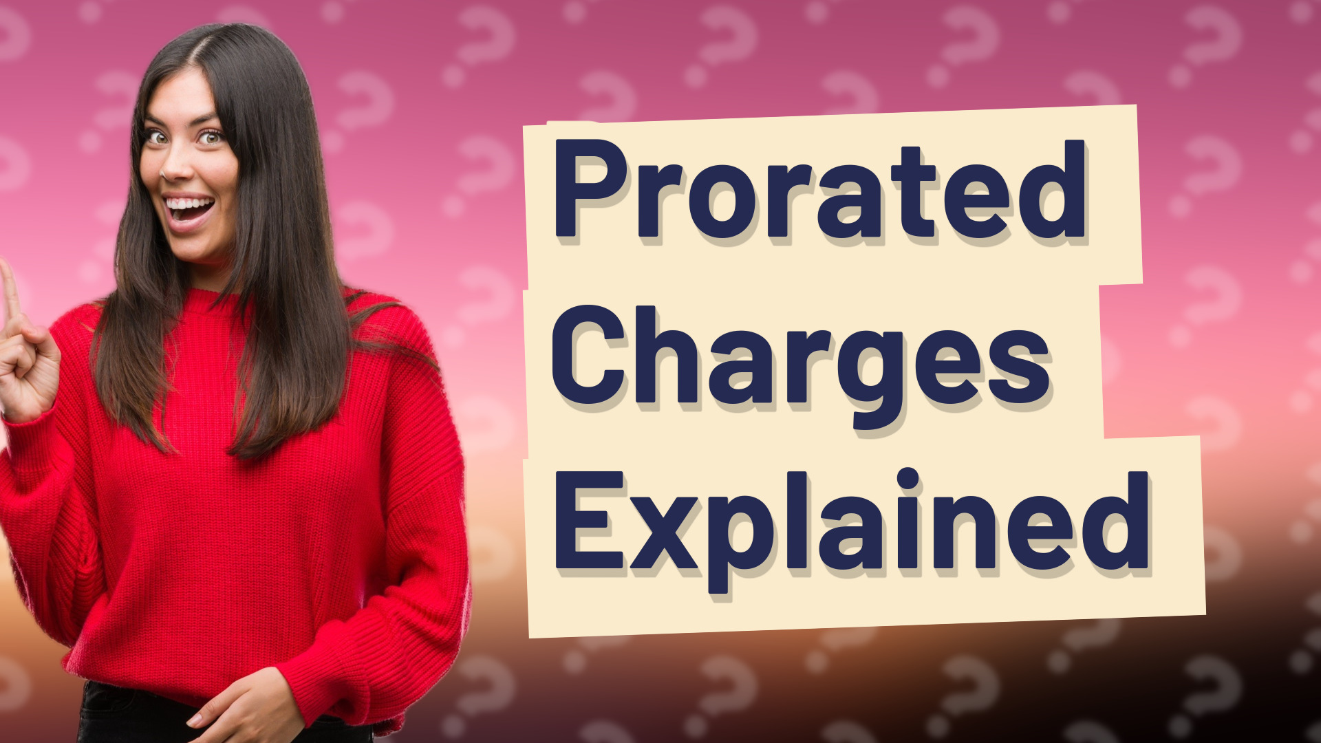 Prorated Charges Explained