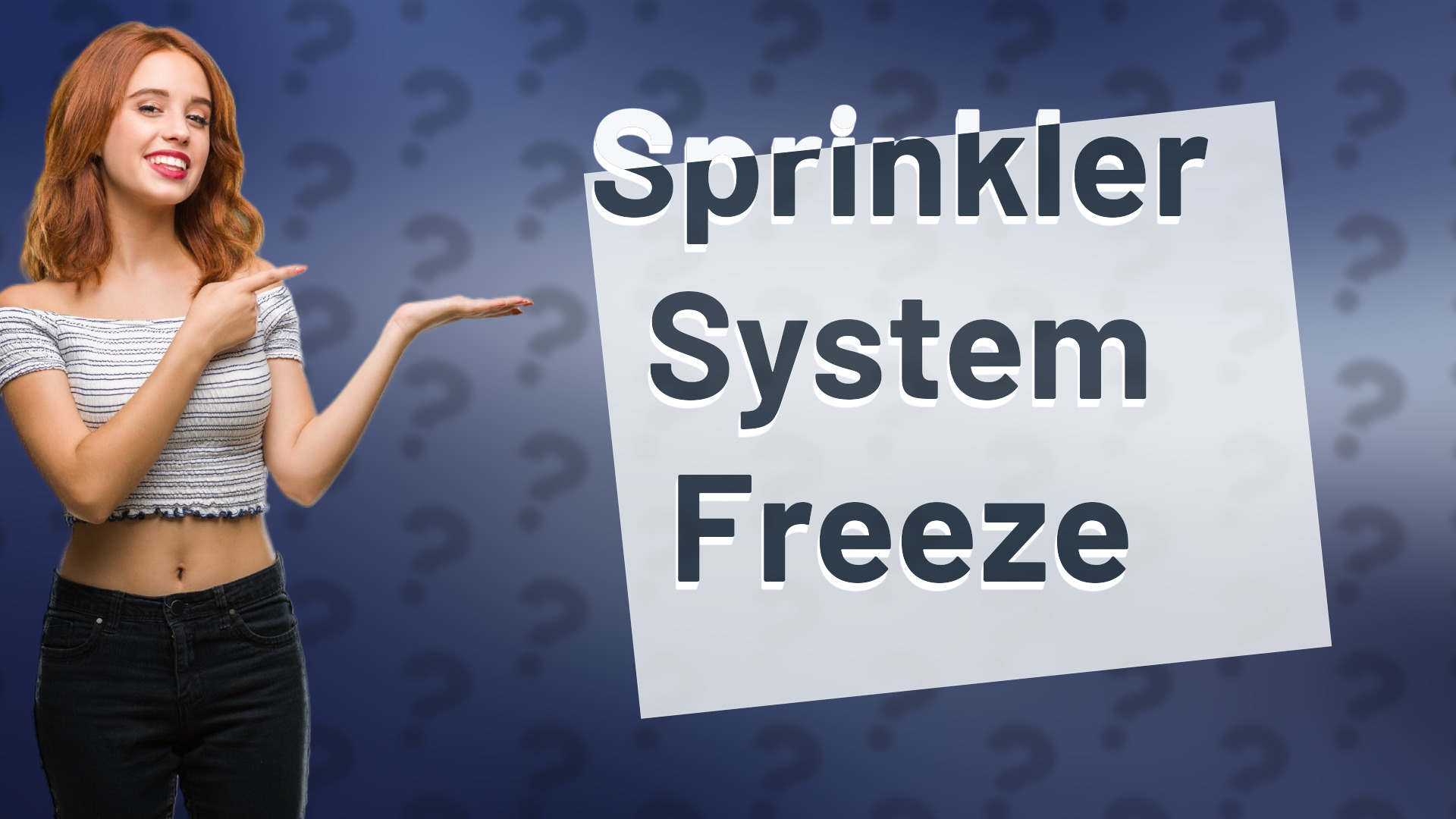 Sprinkler System Freeze