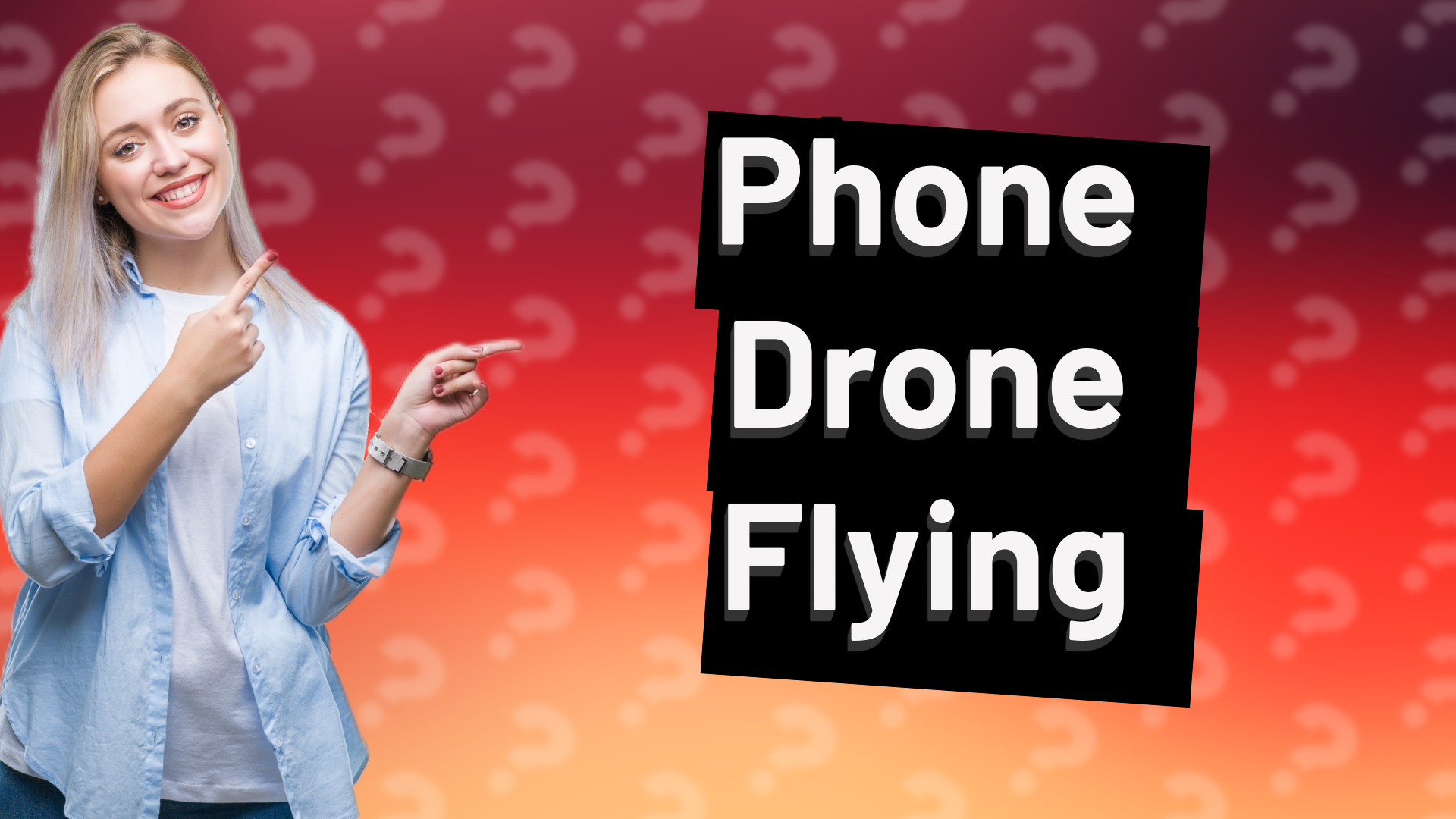 Phone Drone Flying