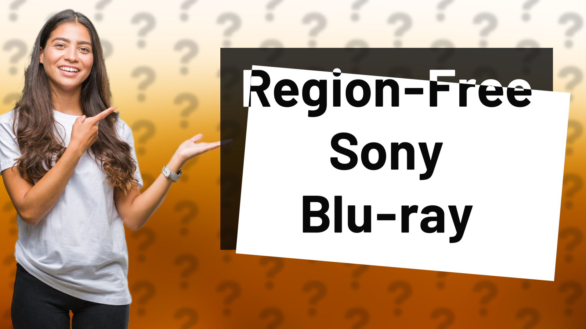 Region-Free Sony Blu-ray