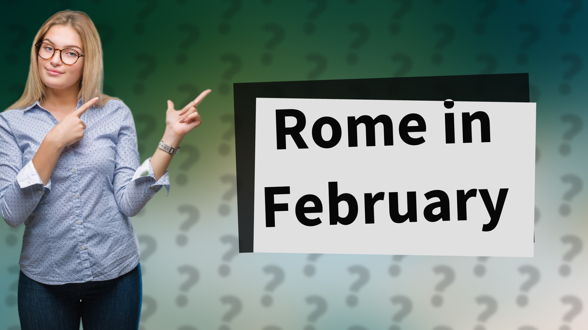 Rome in February