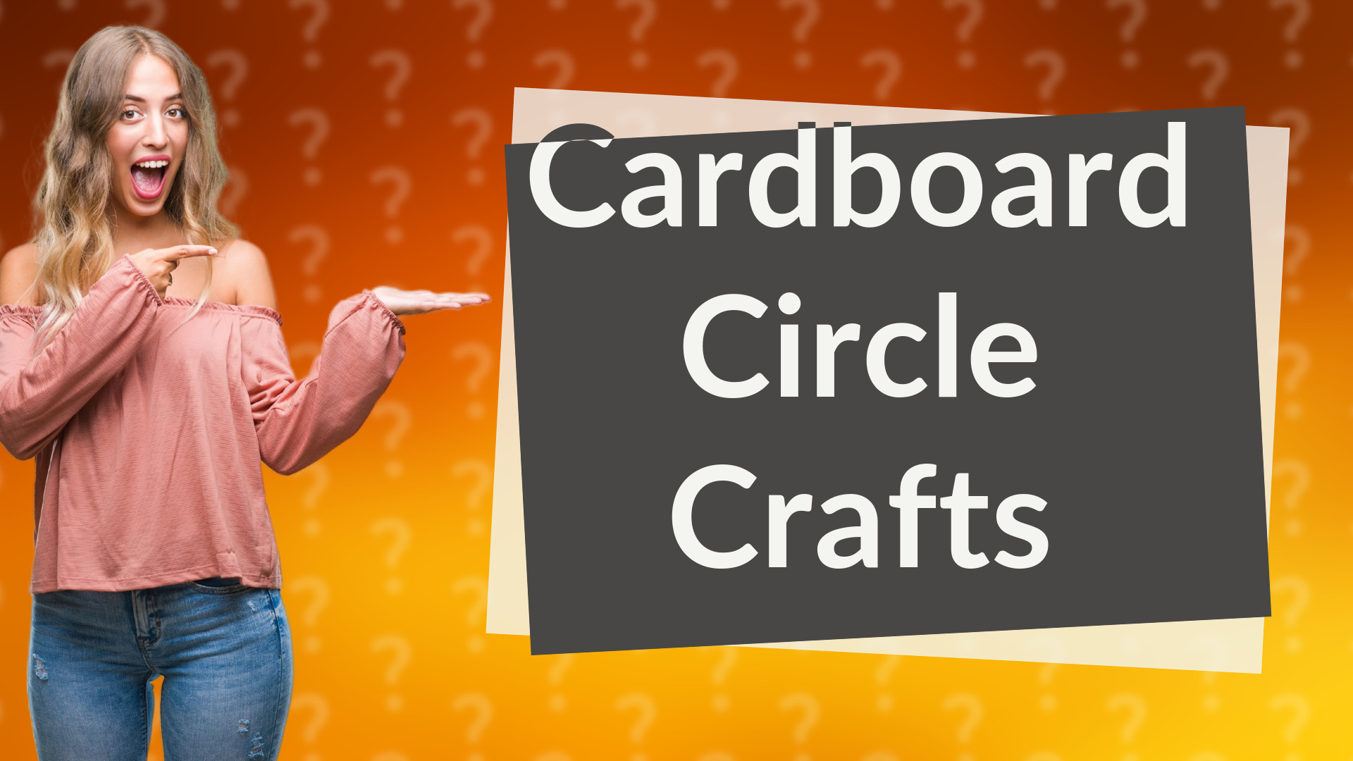 Cardboard Circle Crafts
