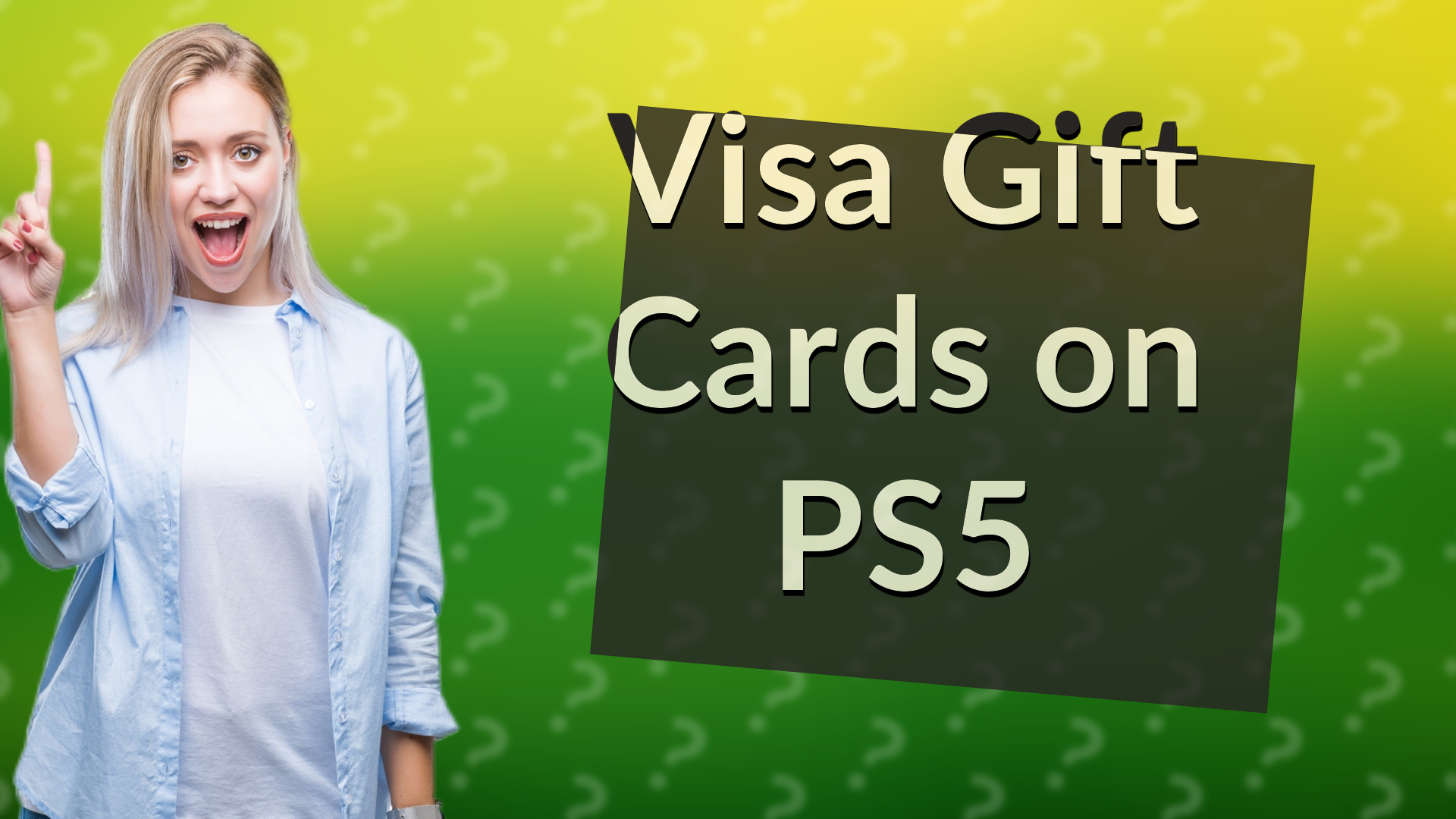 Visa Gift Cards on PS5