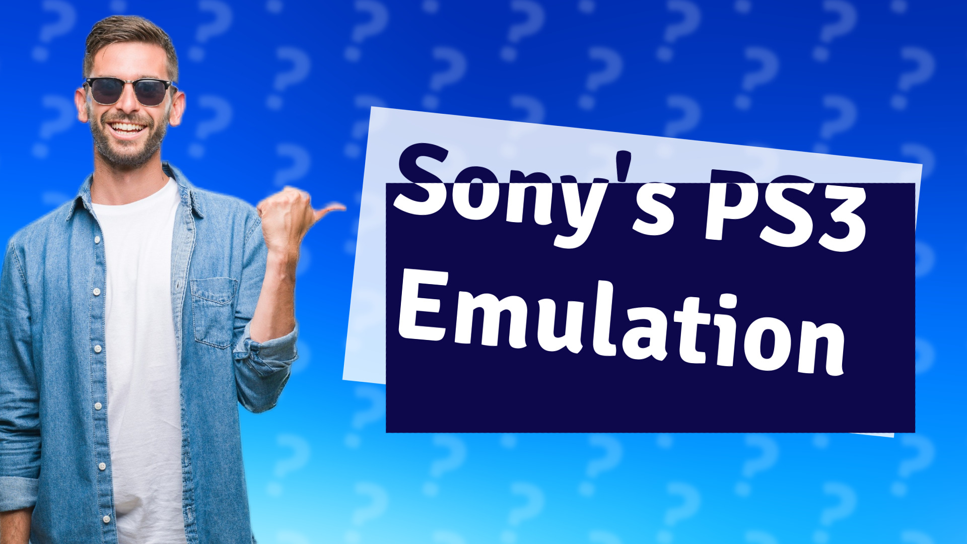 Sony's PS3 Emulation