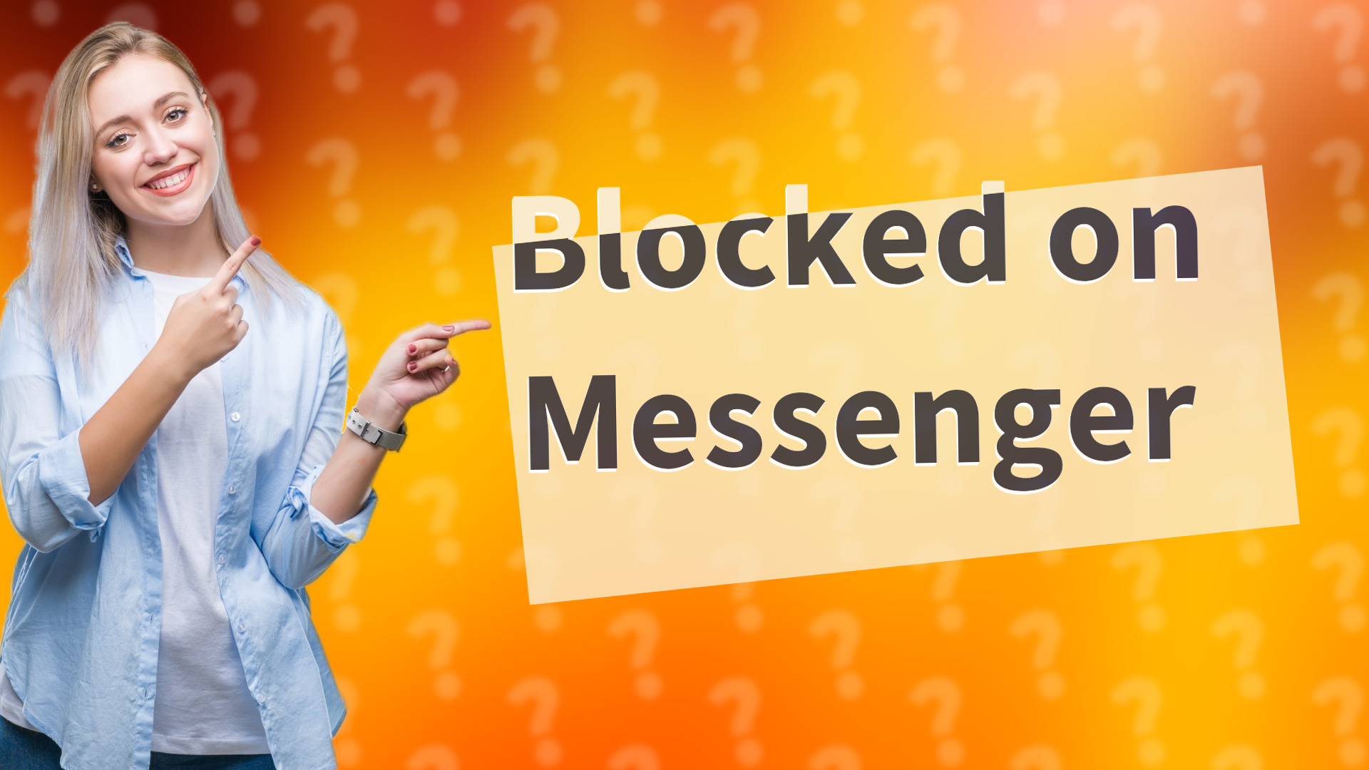 Blocked on Messenger