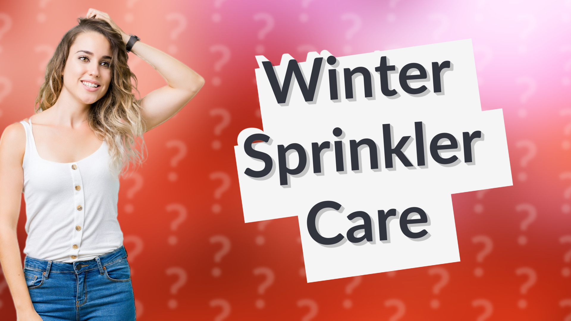 Winter Sprinkler Care