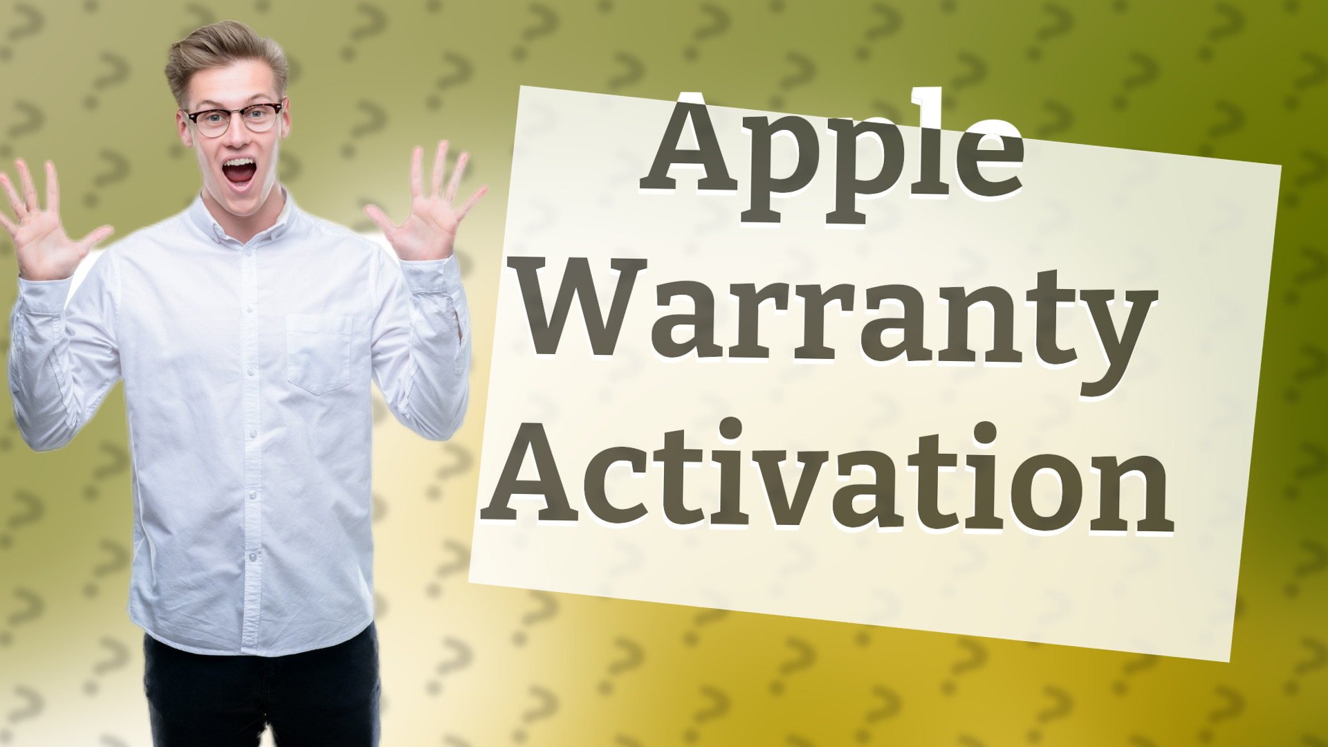 Apple Warranty Activation
