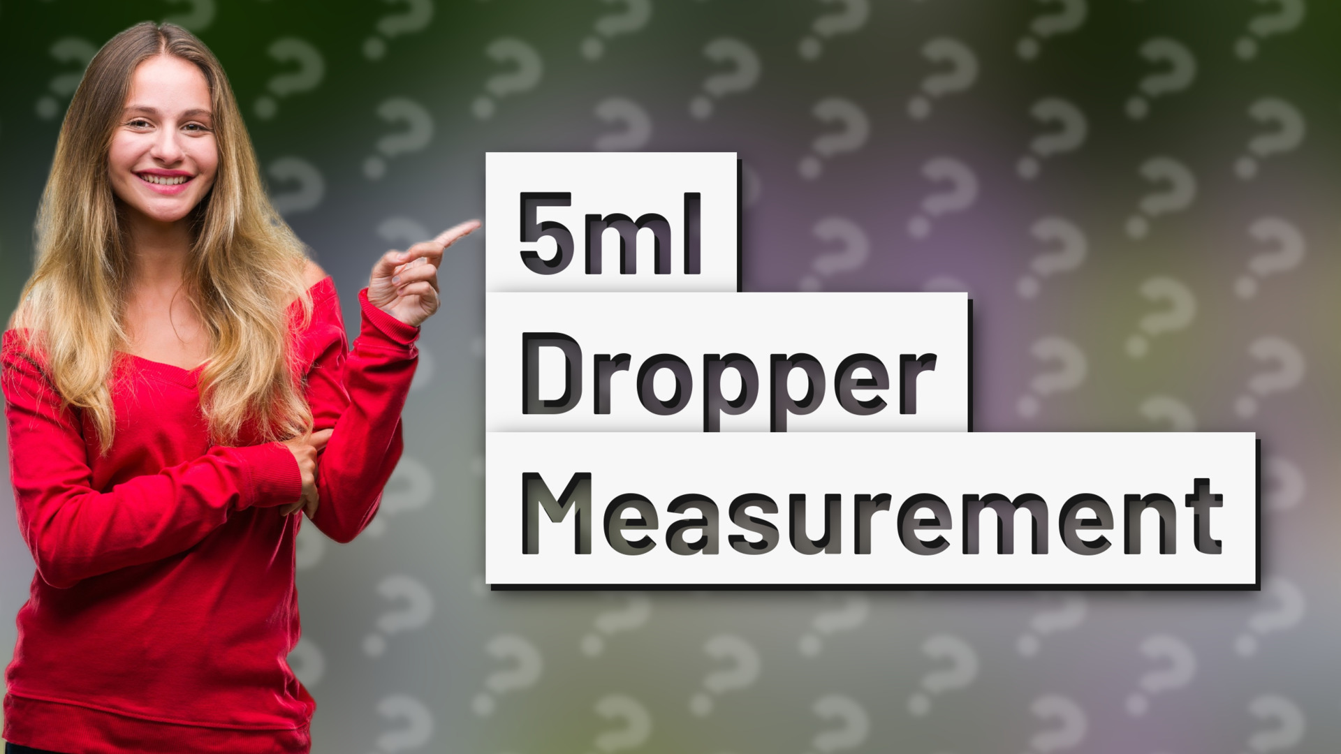 5ml Dropper Measurement