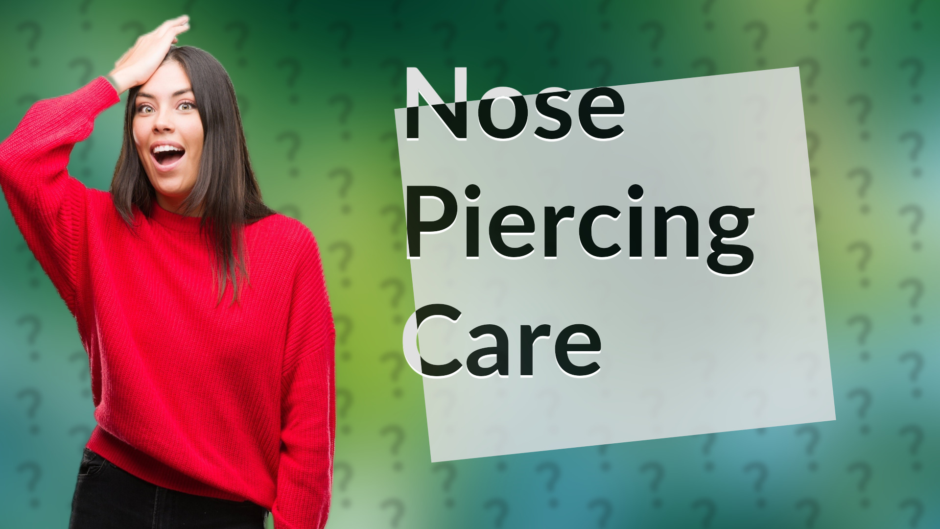 Nose Piercing Care