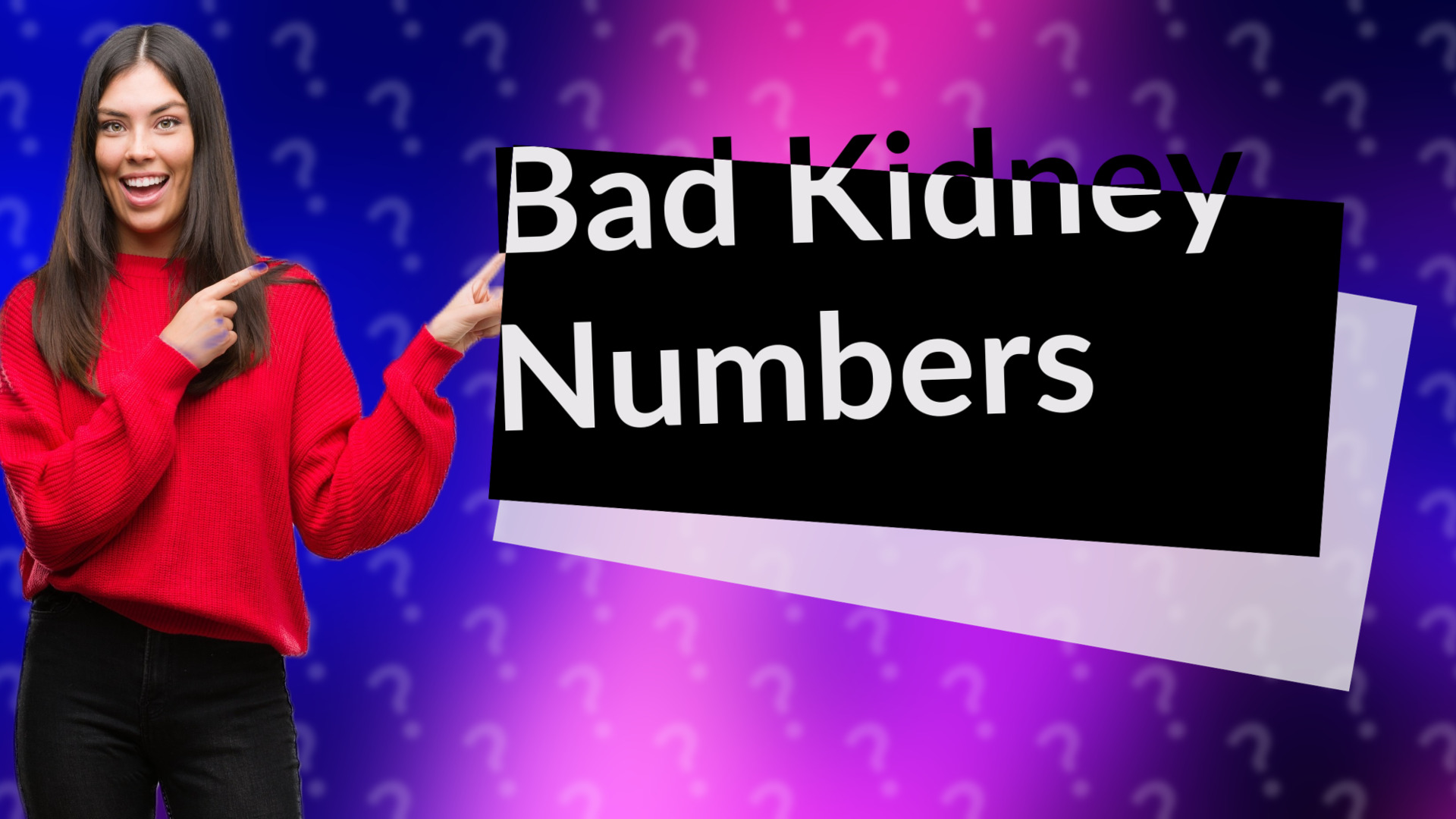 Bad Kidney Numbers