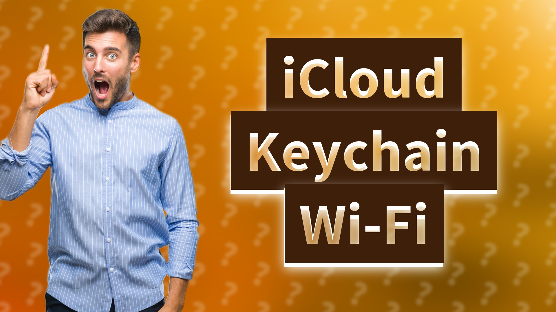 iCloud Keychain Wi-Fi