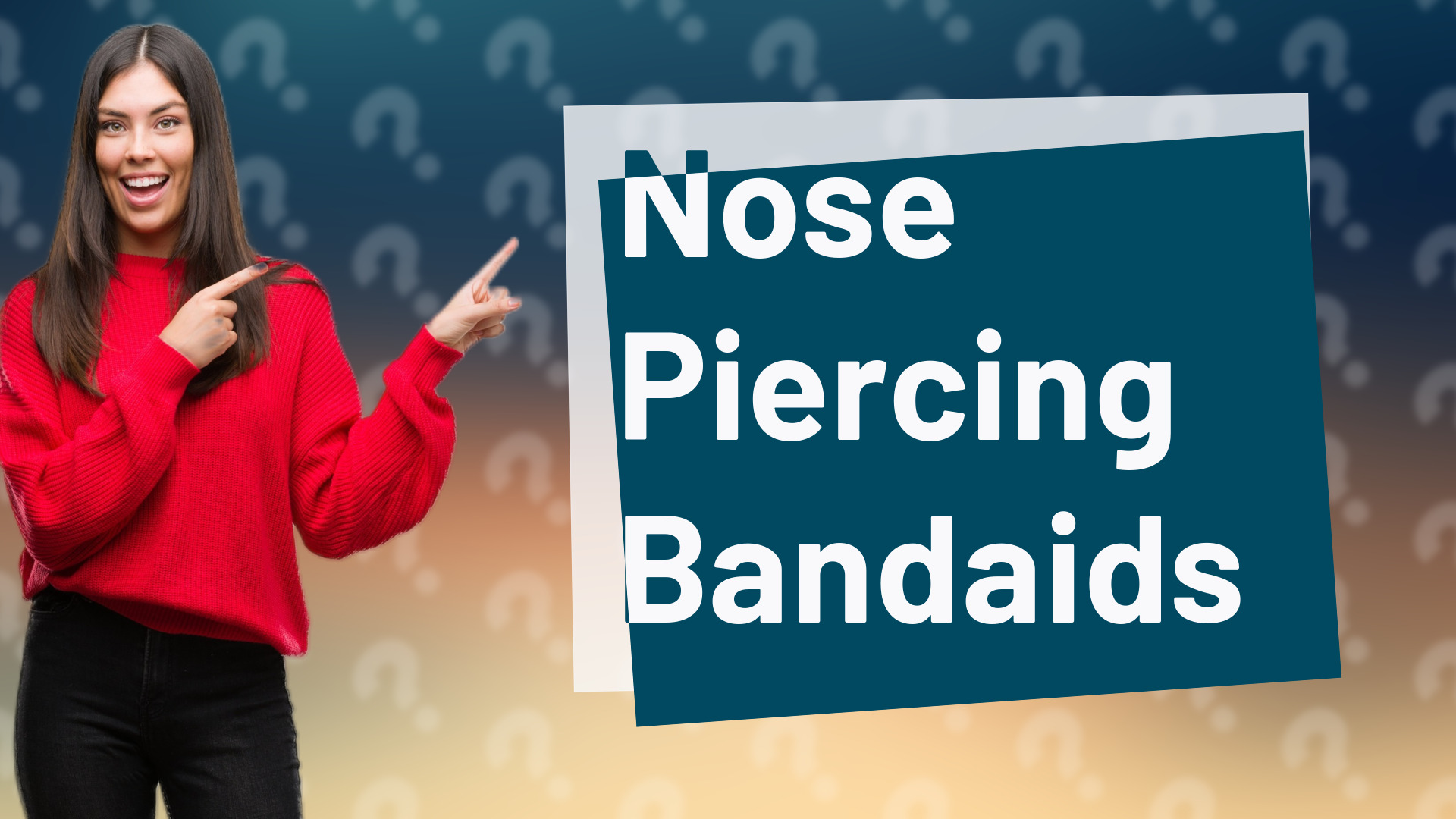 Nose Piercing Bandaids