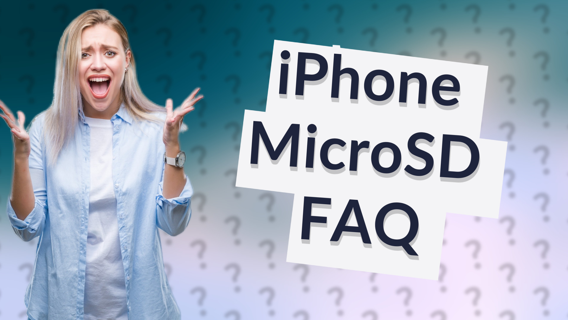 iPhone MicroSD FAQ