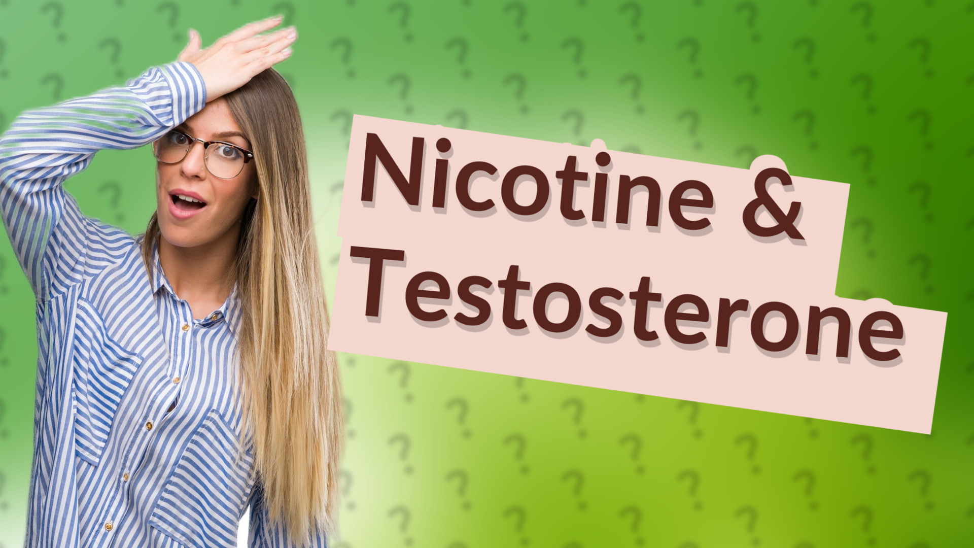 Nicotine & Testosterone