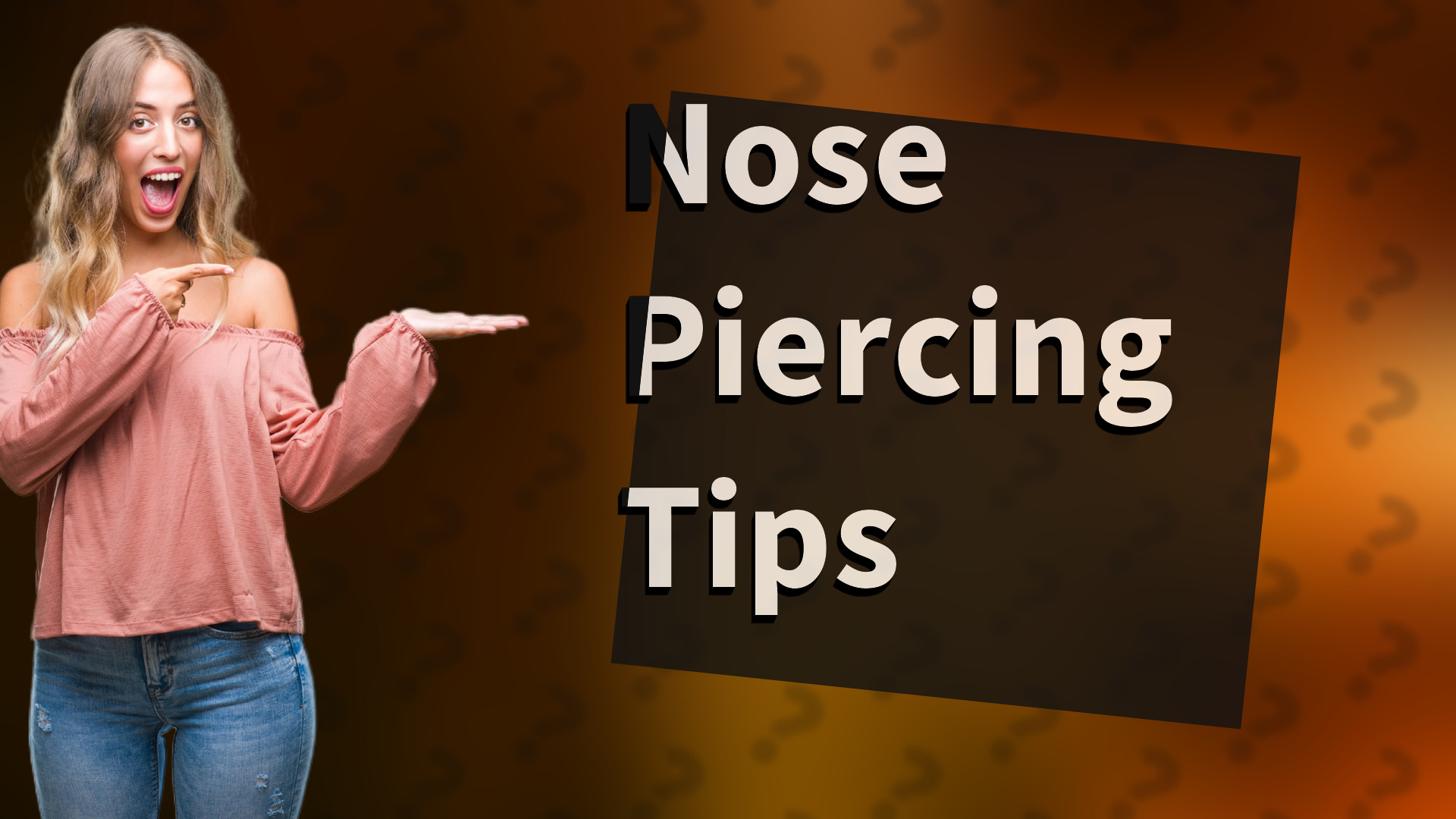 Nose Piercing Tips