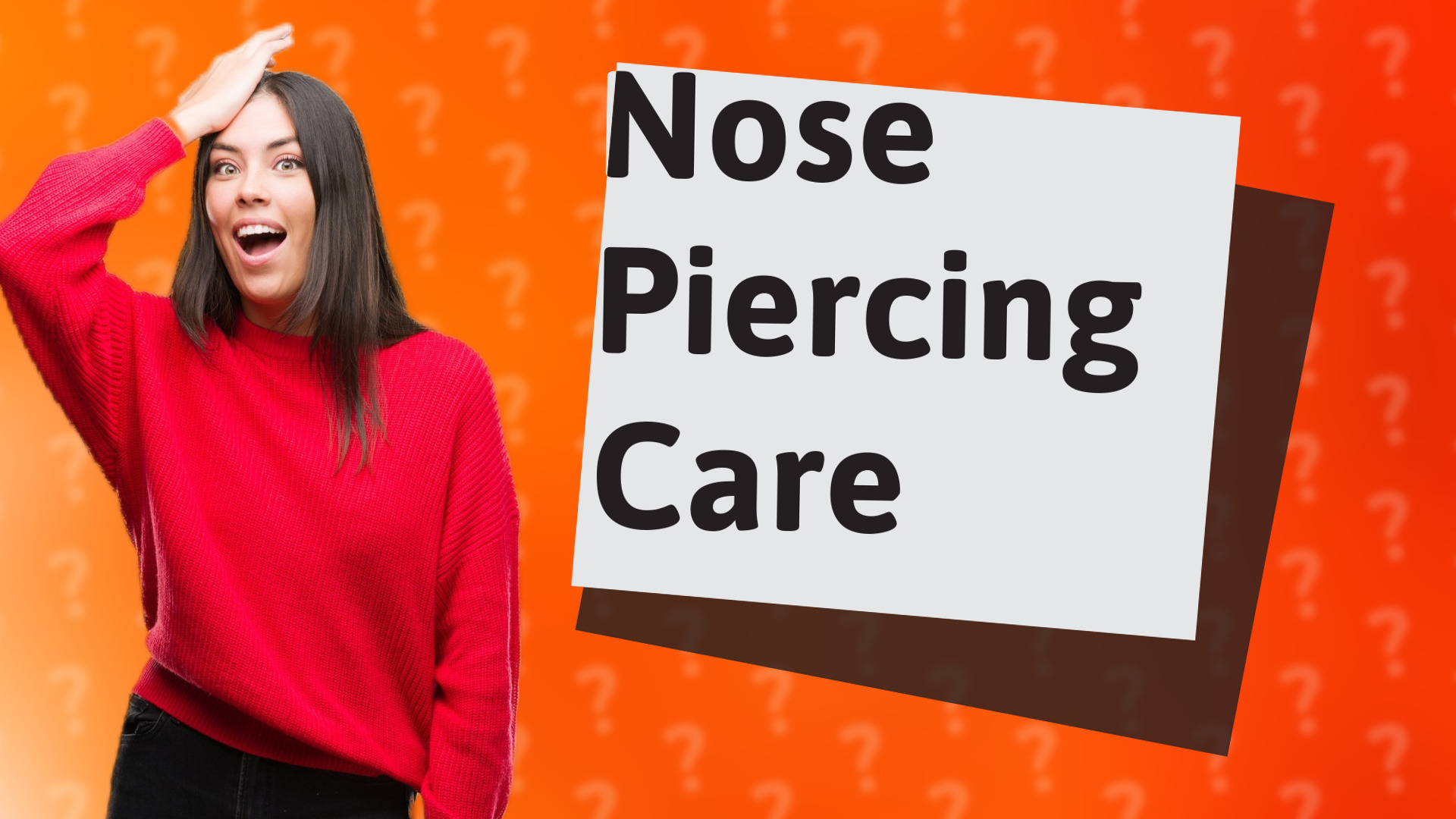 Nose Piercing Care