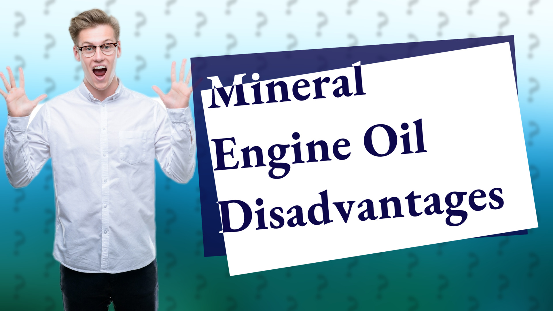 Mineral Engine Oil Disadvantages