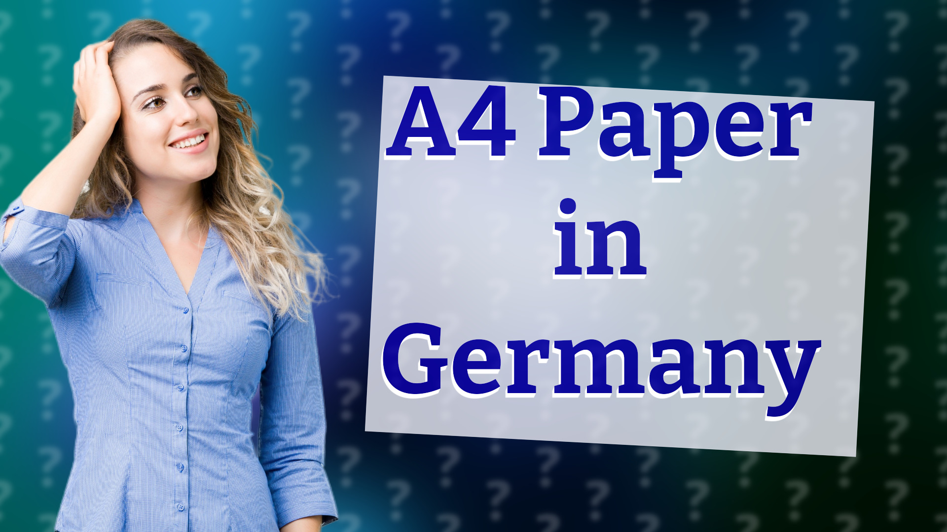 A4 Paper in Germany