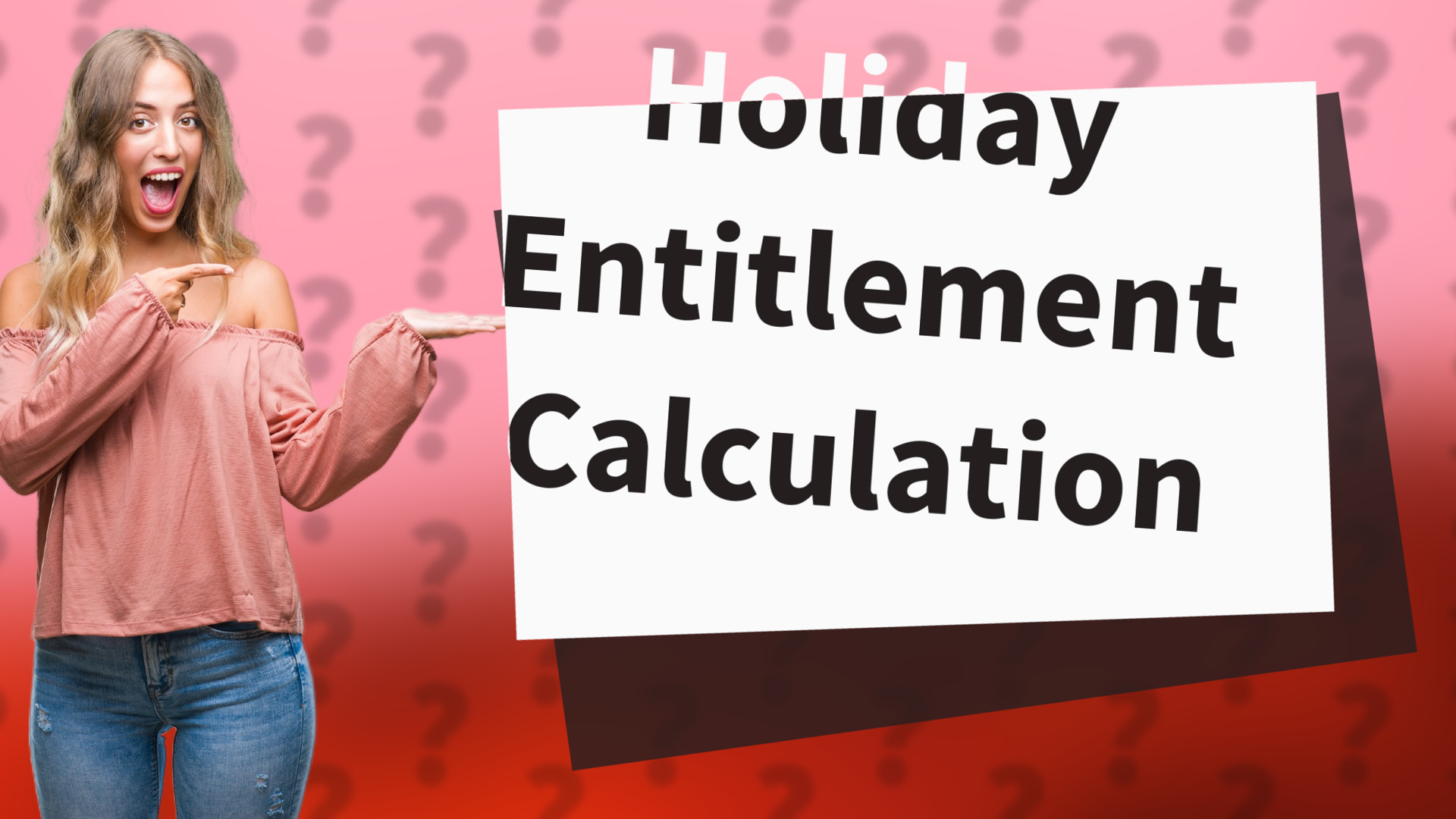 Holiday Entitlement Calculation