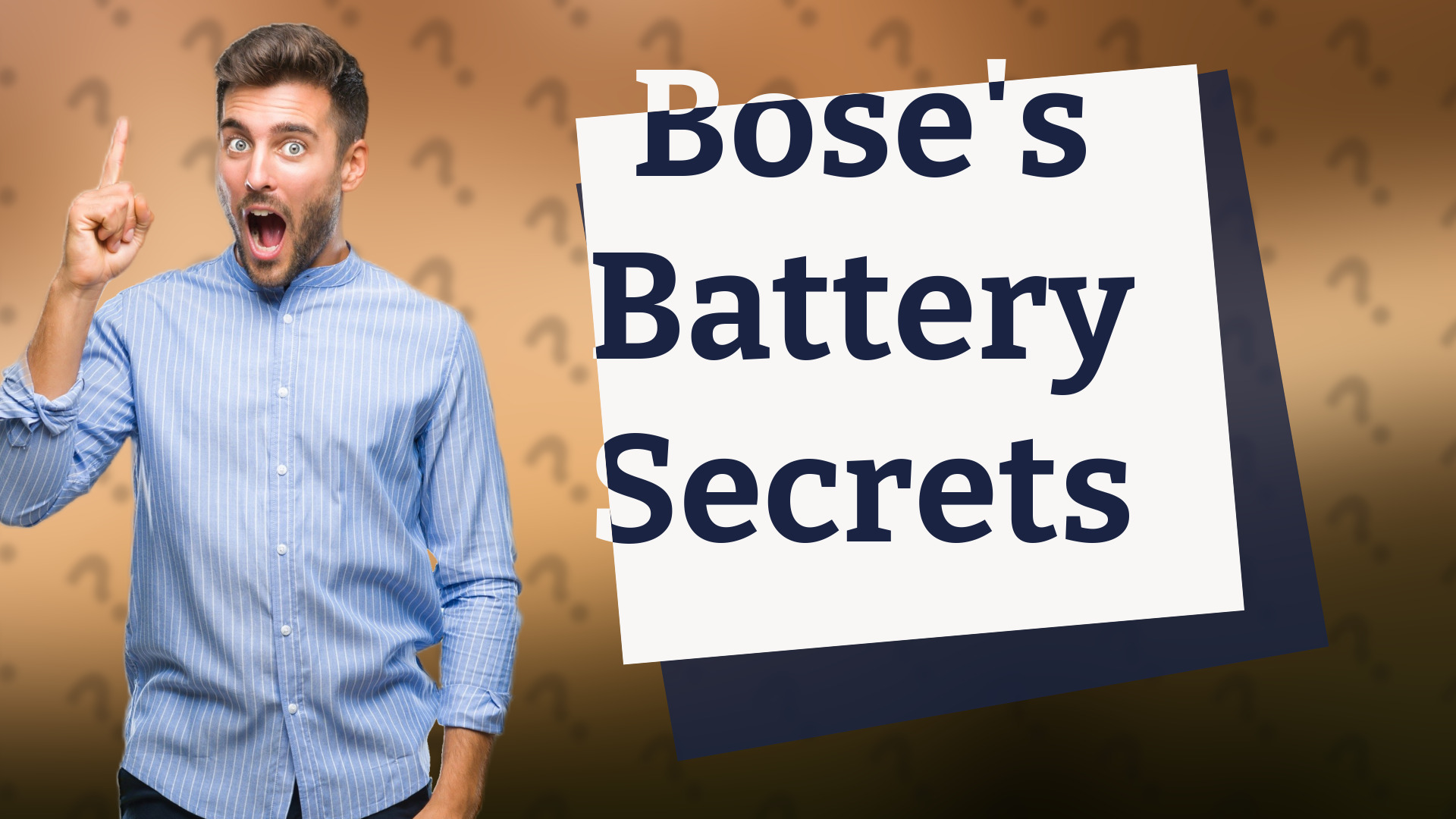 Bose's Battery Secrets