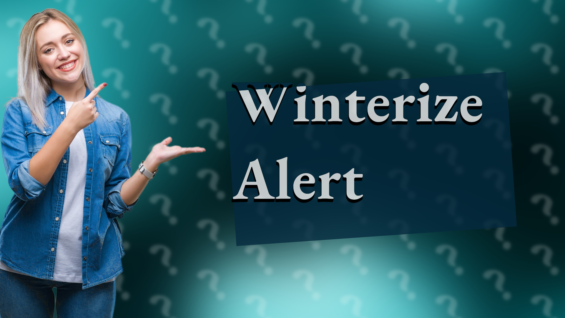 Winterize Alert