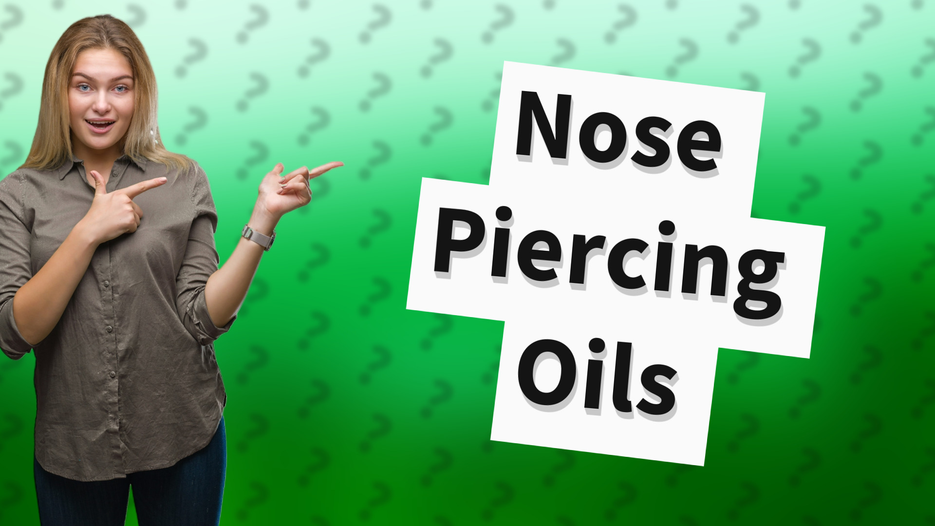 Nose Piercing Oils