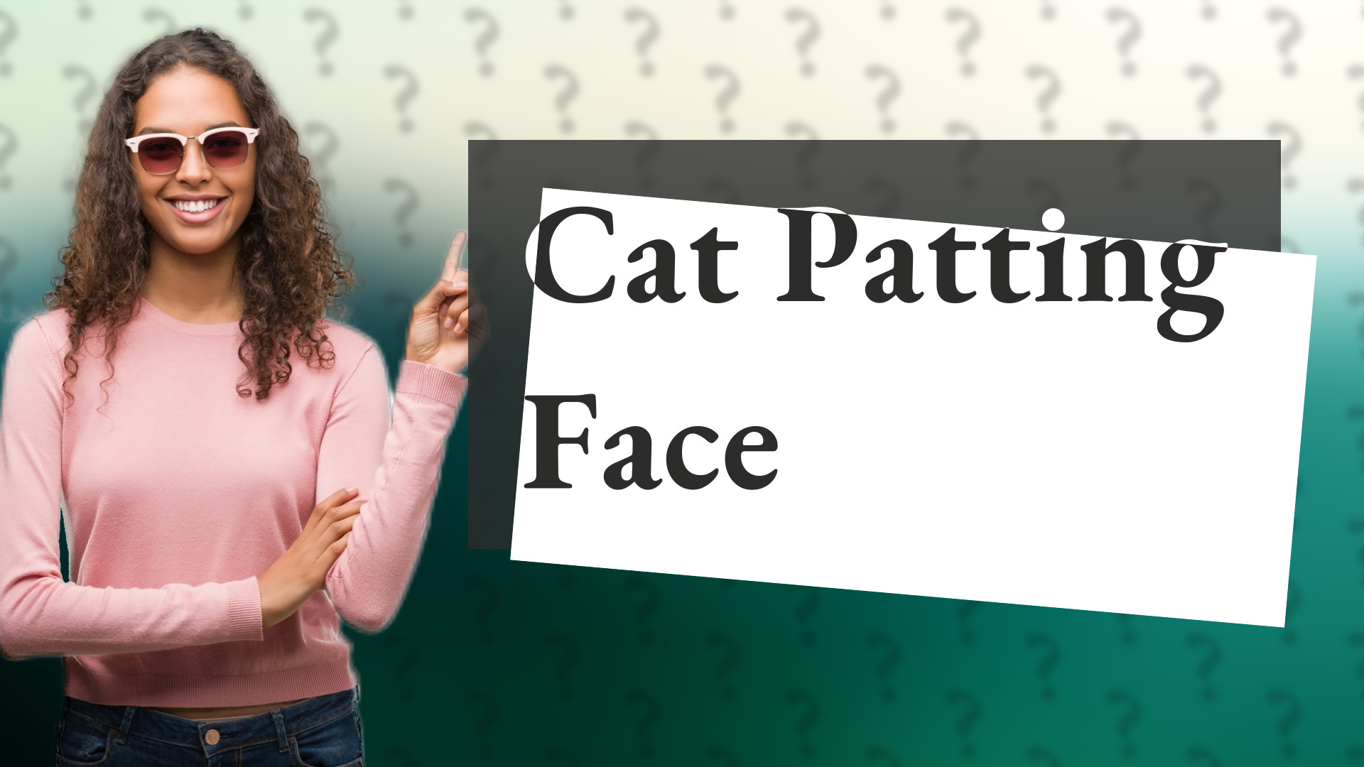 Cat Patting Face