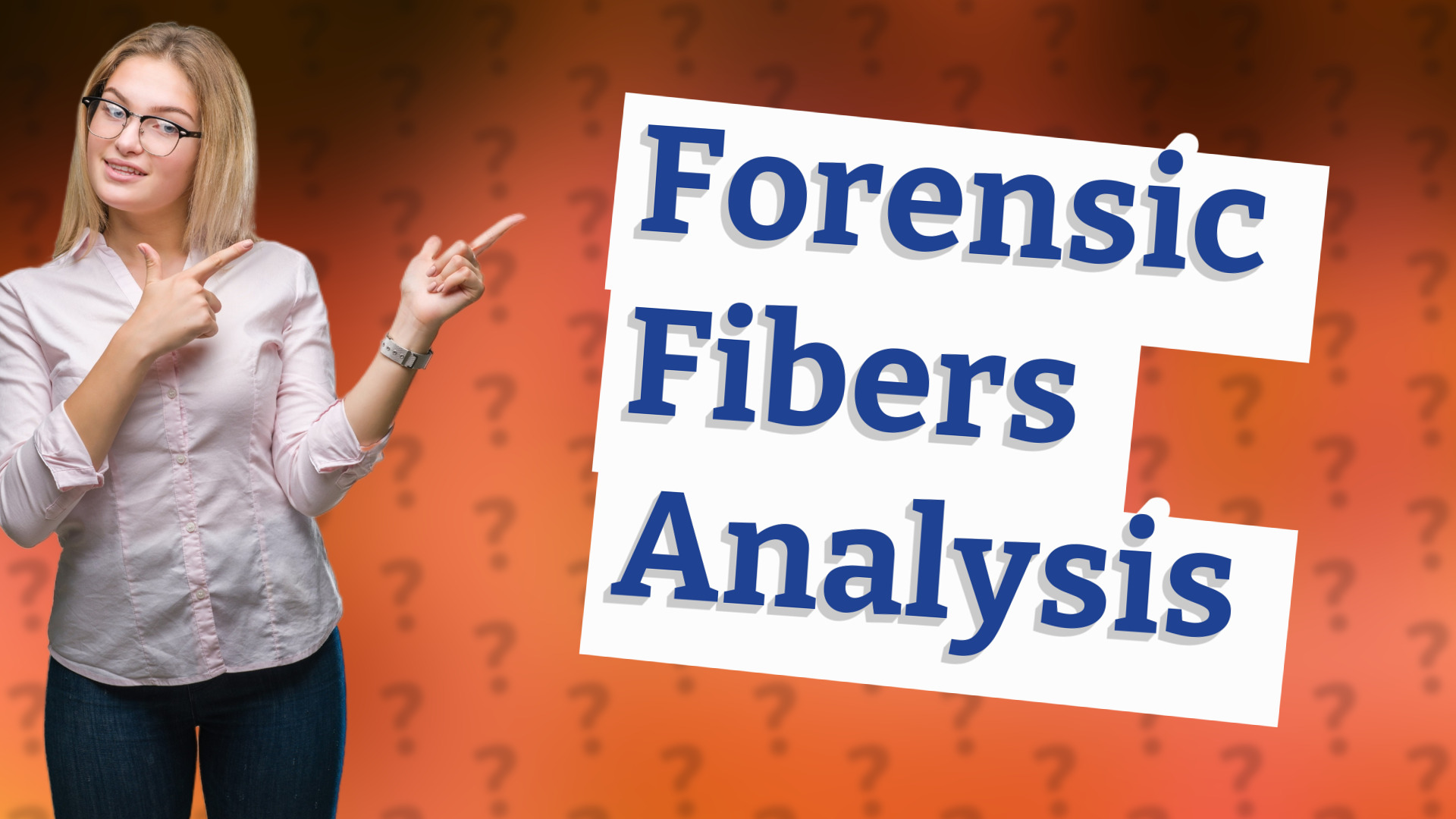 Forensic Fibers Analysis