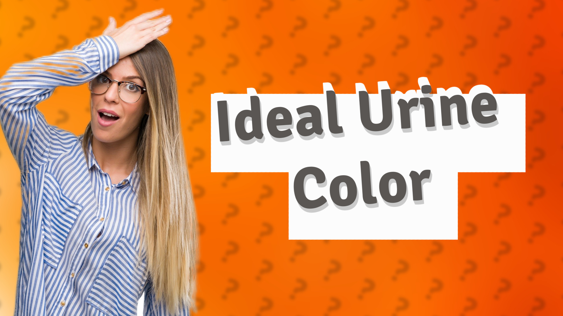 Ideal Urine Color