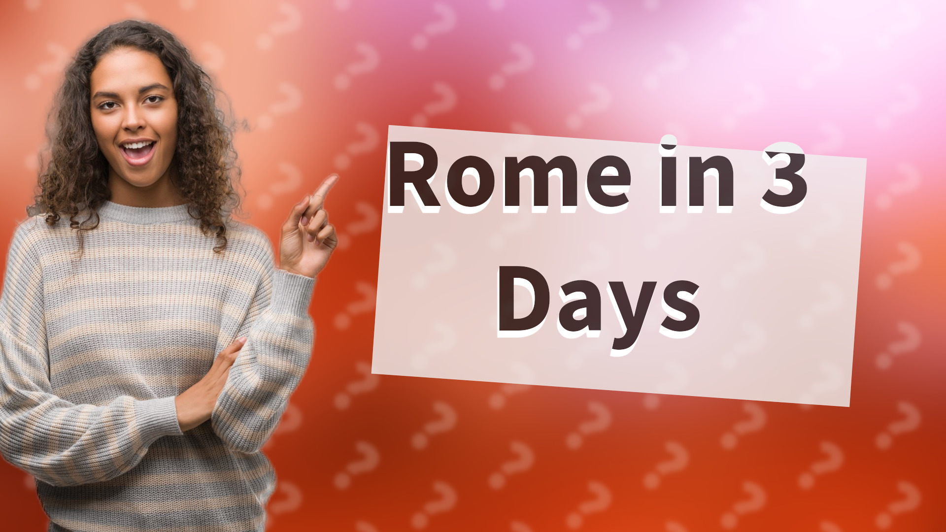 Rome in 3 Days