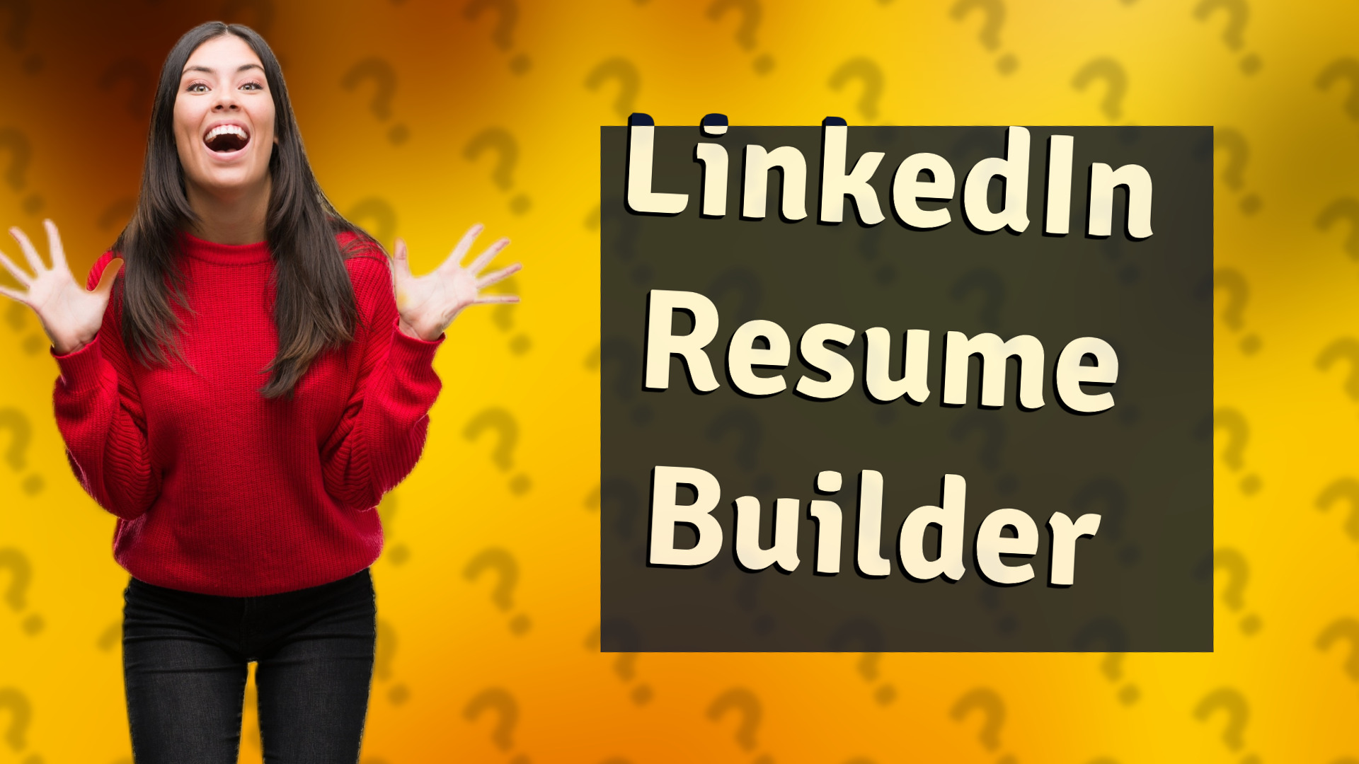 LinkedIn Resume Builder