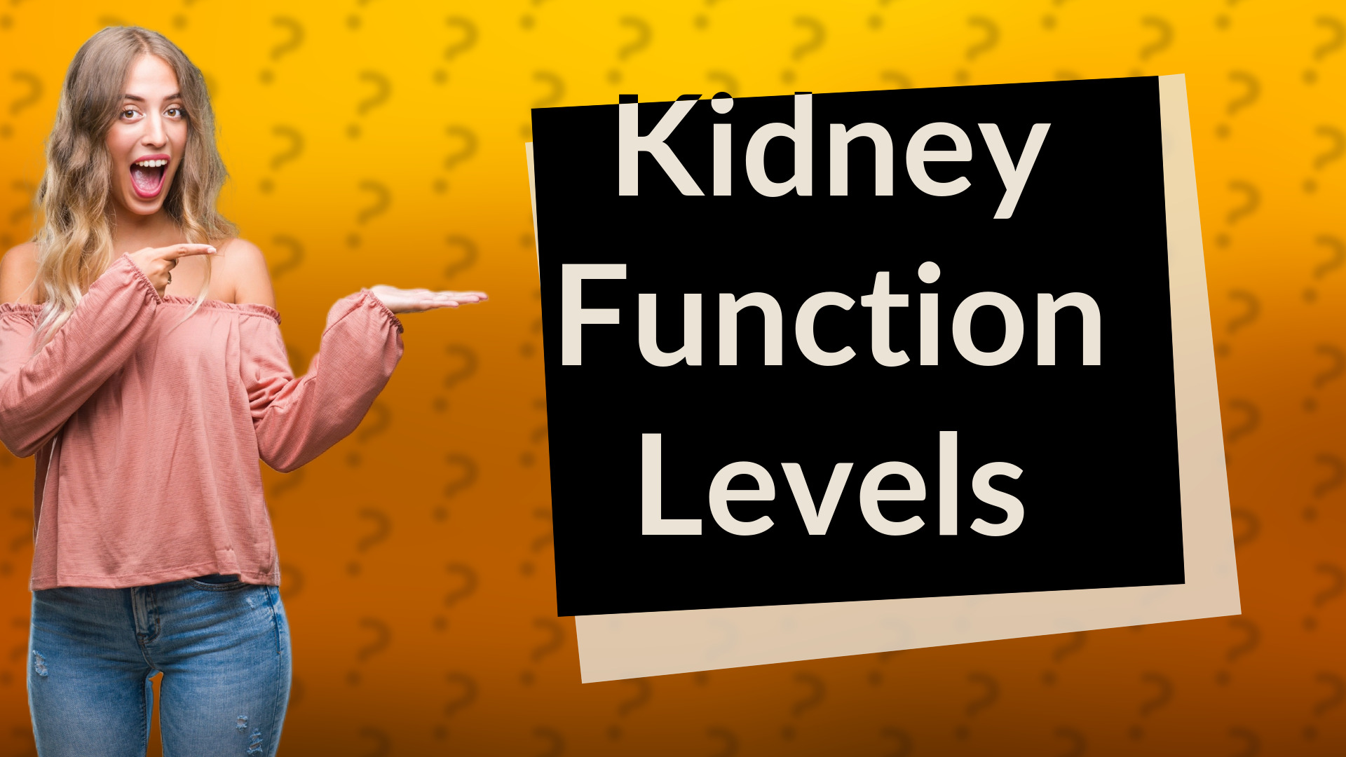 Kidney Function Levels