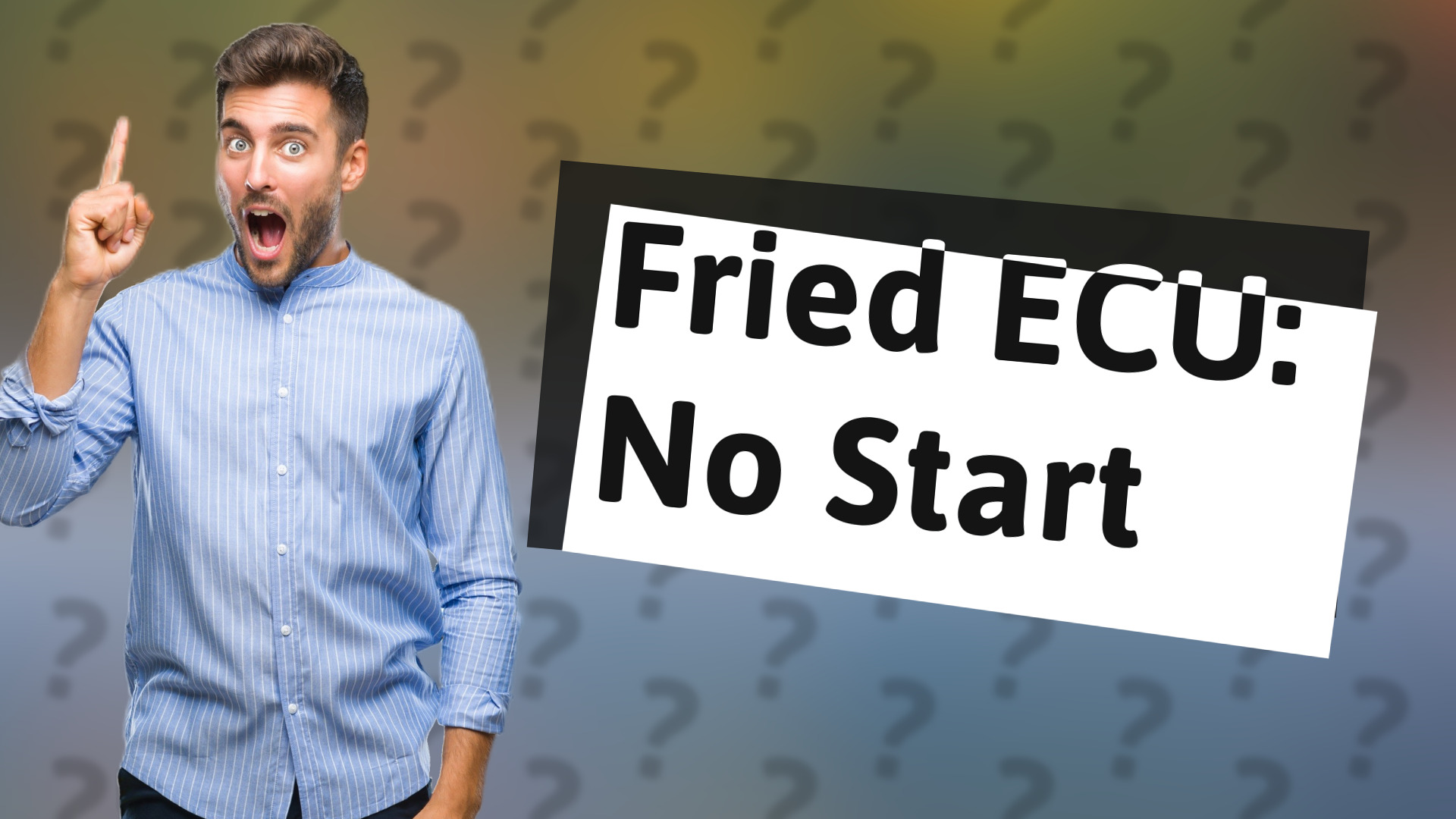 Fried ECU: No Start