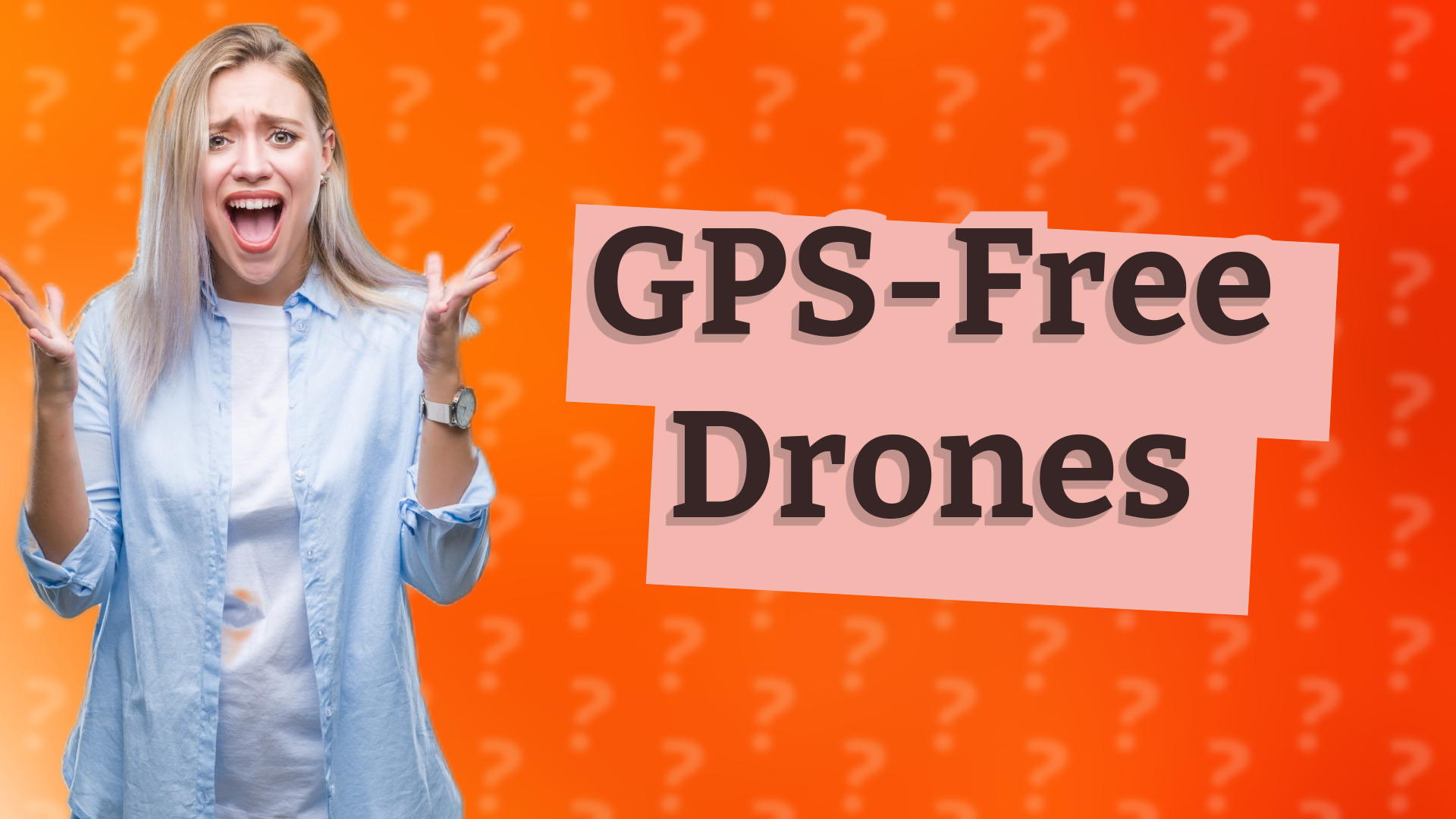 GPS-Free Drones