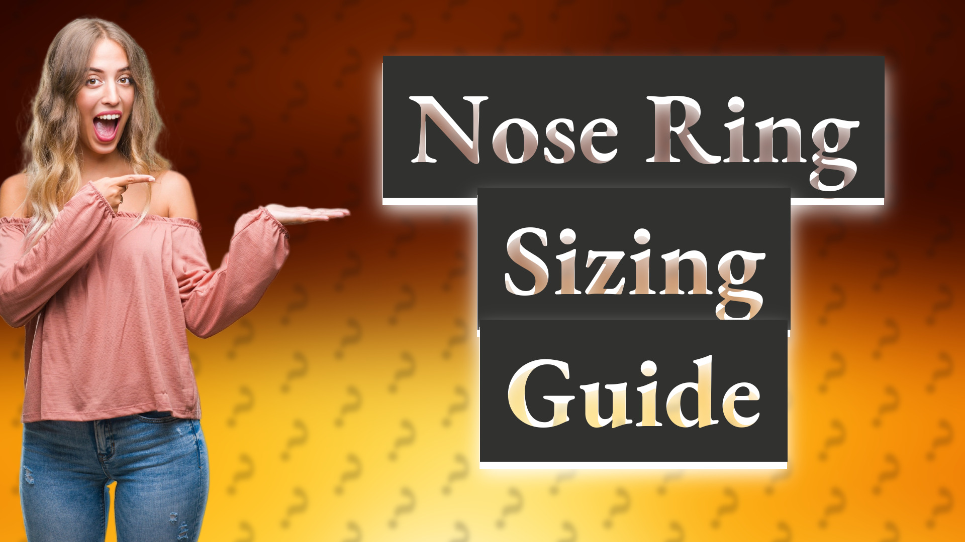 Nose Ring Sizing Guide