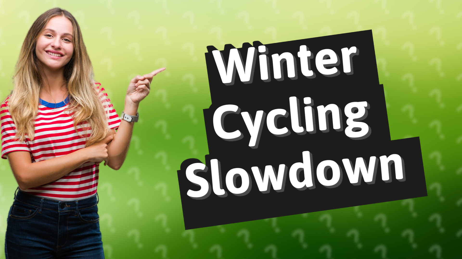 Winter Cycling Slowdown