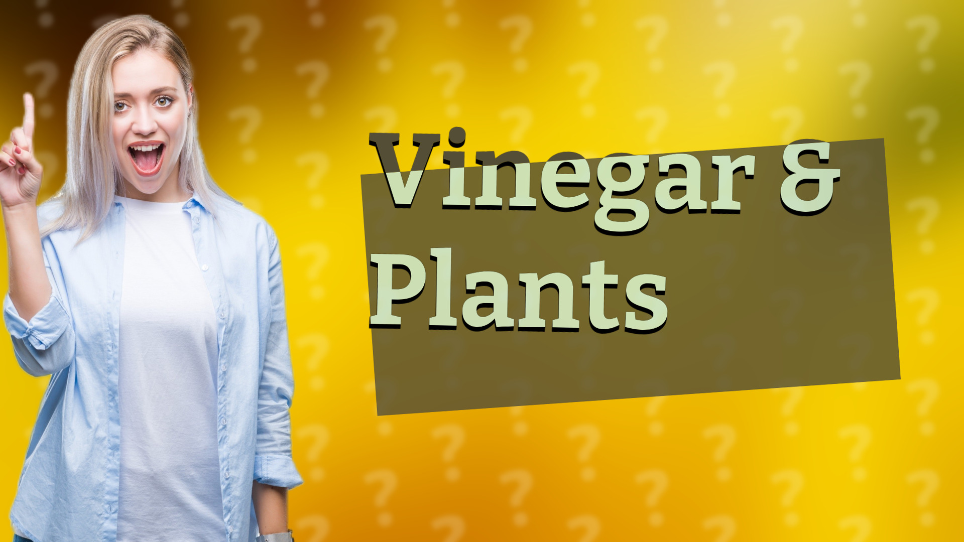 Vinegar & Plants