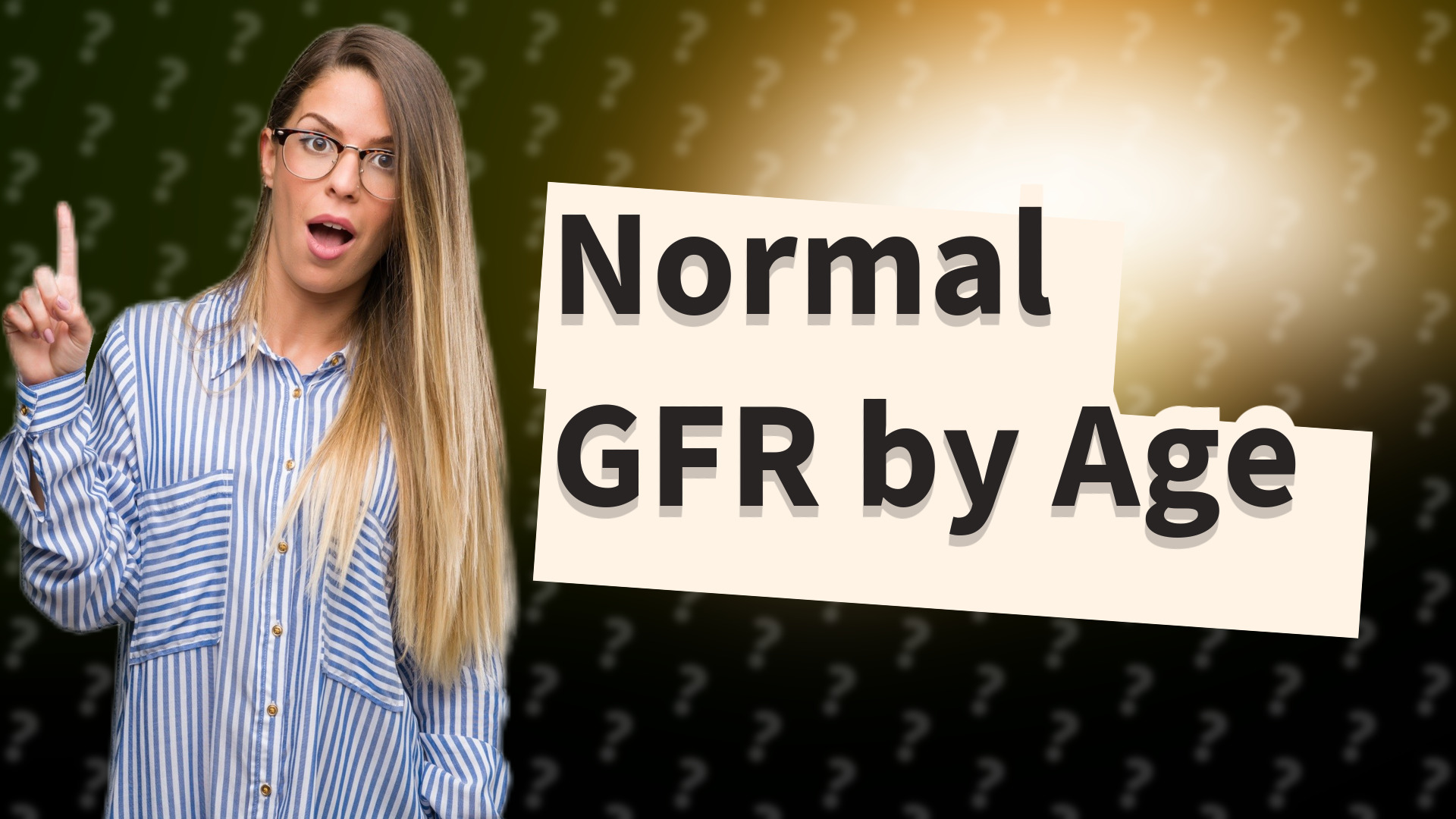Normal GFR by Age