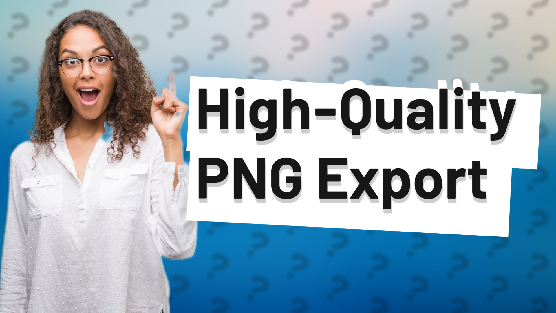 High-Quality PNG Export