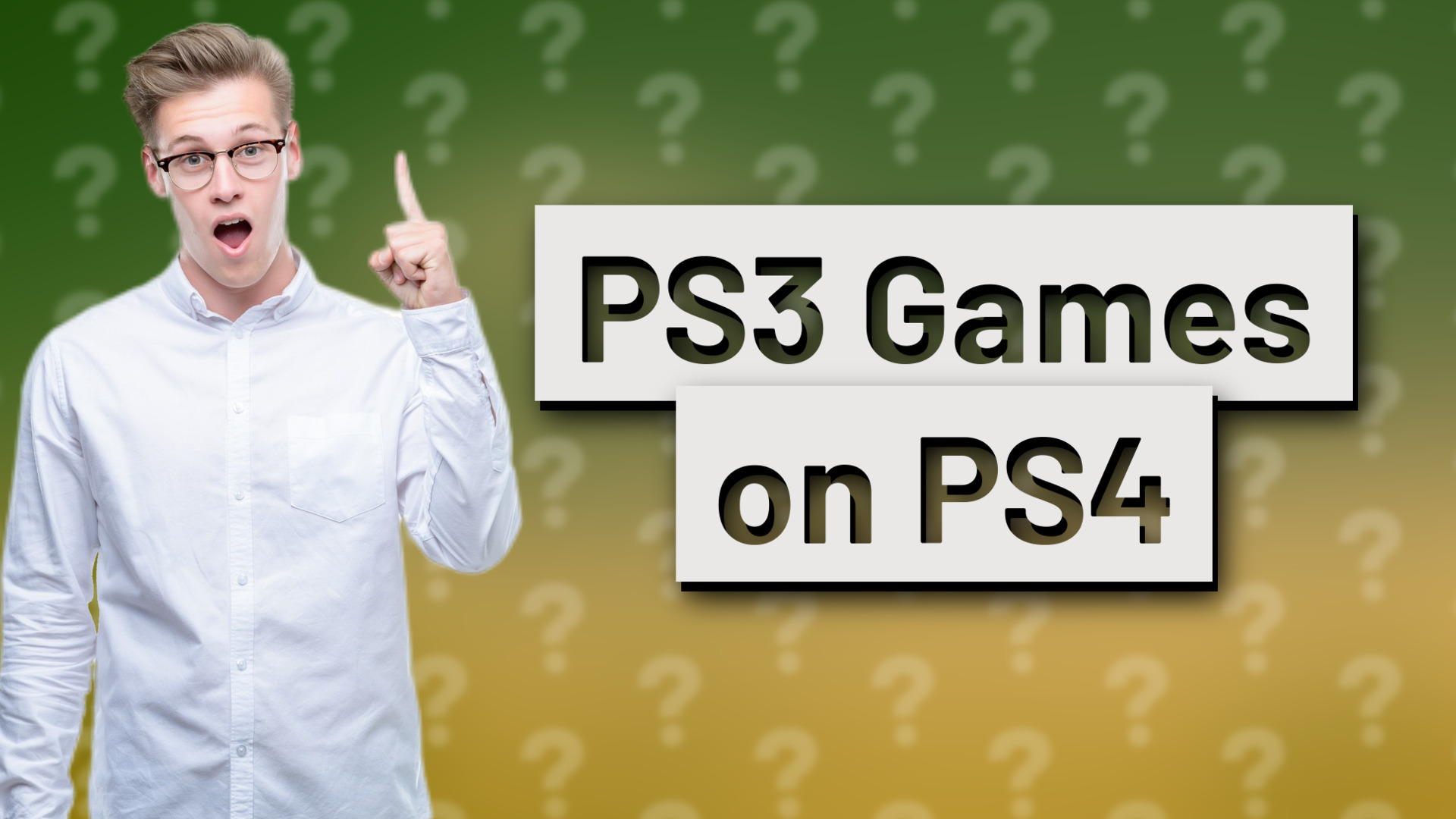 PS3 Games on PS4